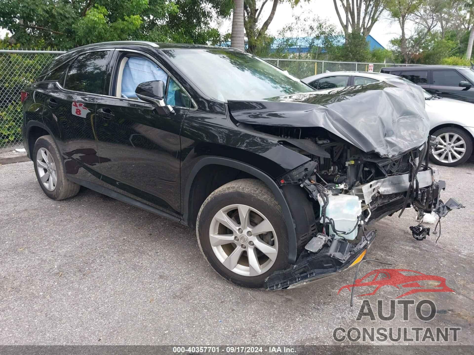 LEXUS RX 350 2017 - 2T2BZMCA2HC084829