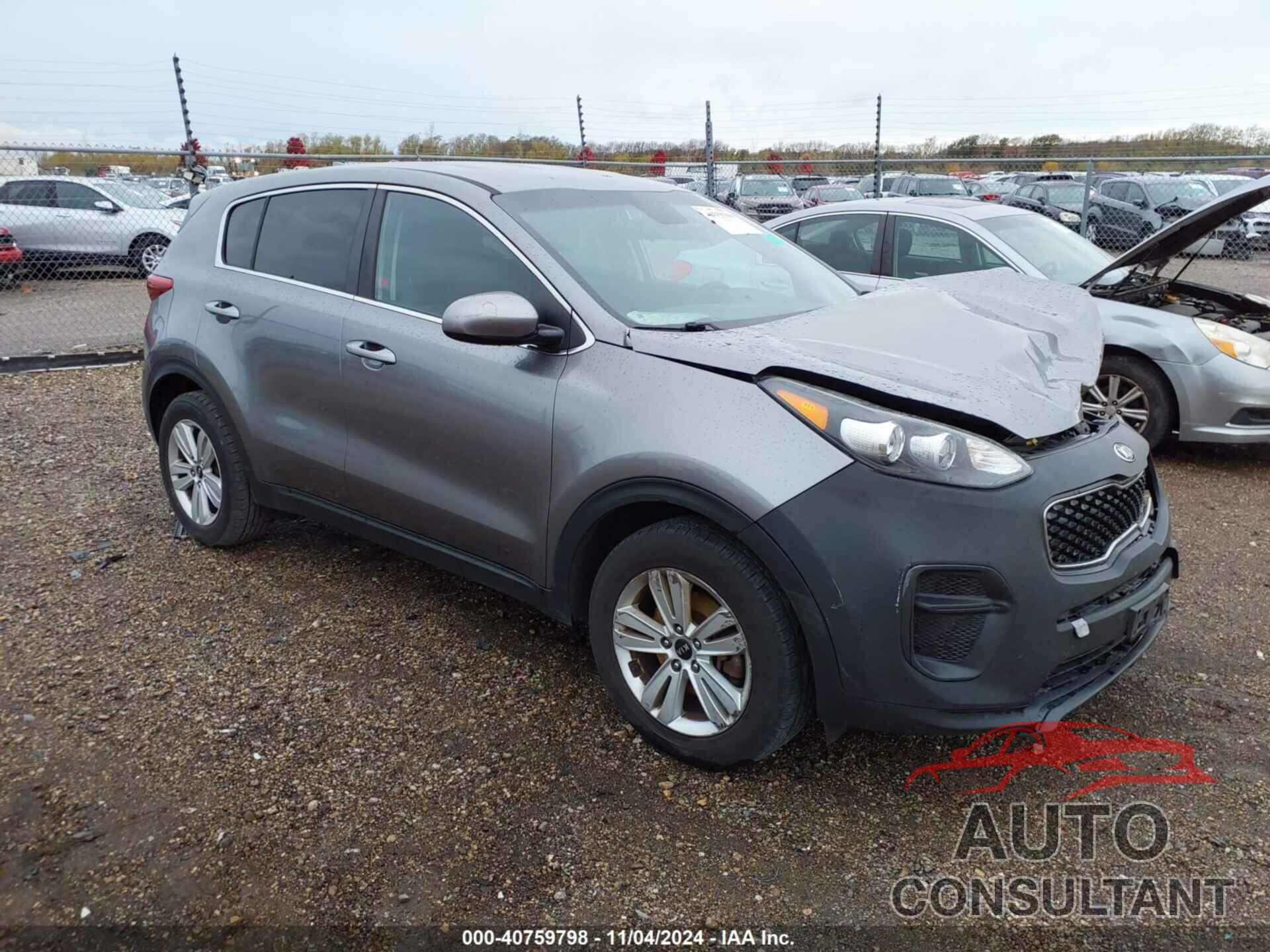 KIA SPORTAGE 2017 - KNDPM3ACXH7175811