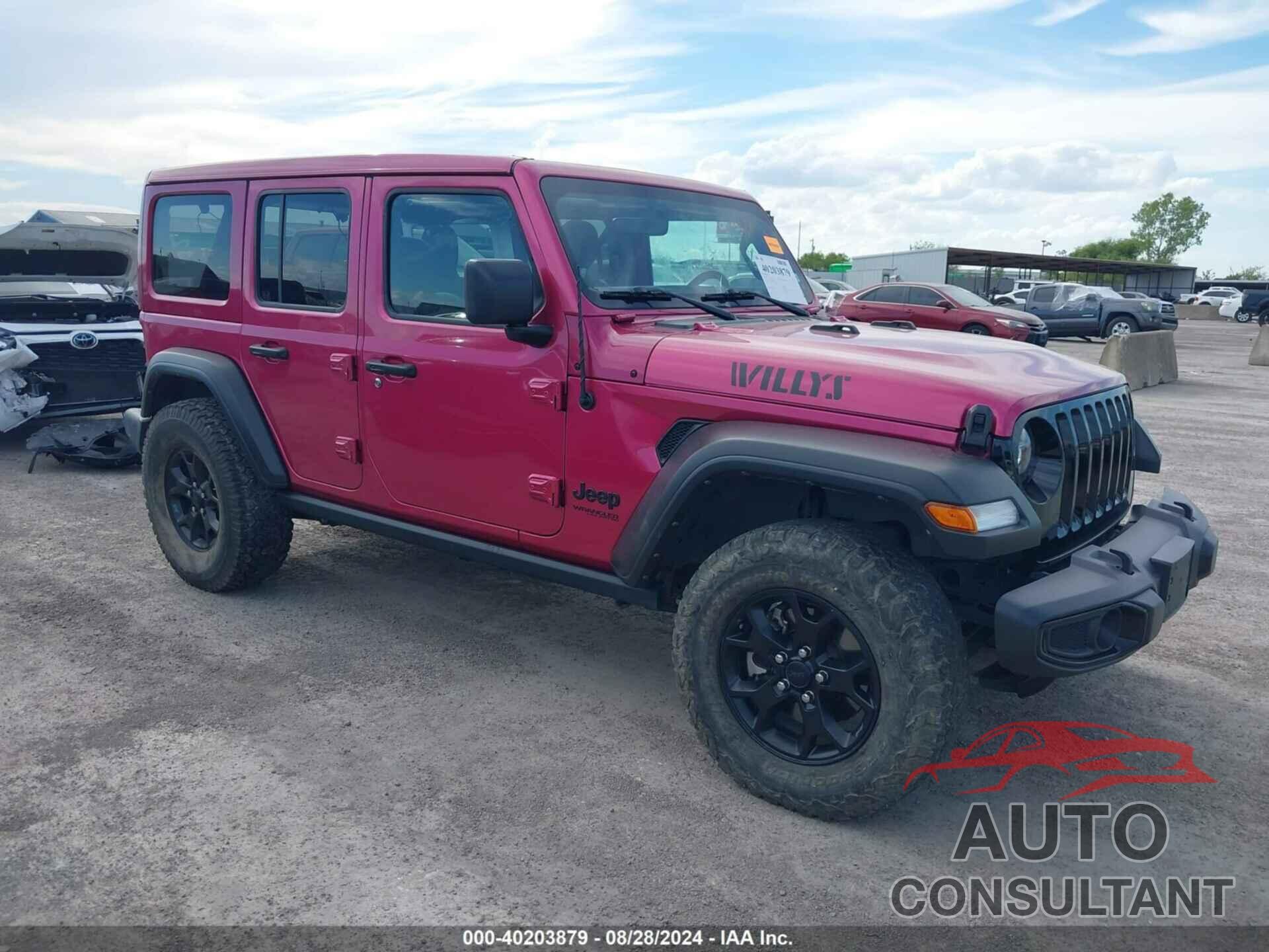 JEEP WRANGLER UNLIMITED 2022 - 1C4HJXDG5NW116508