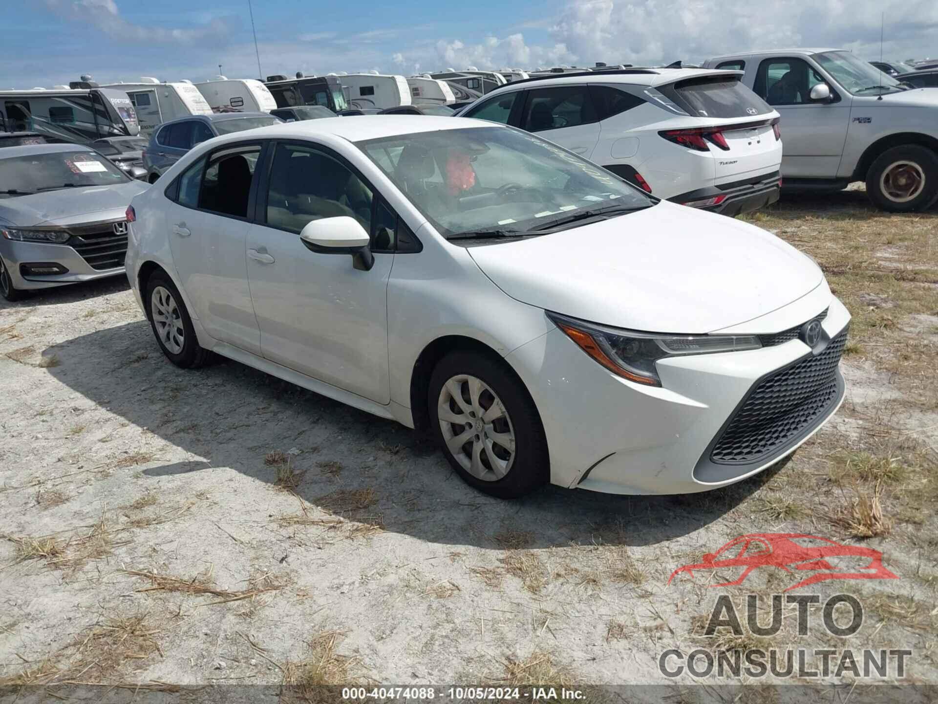 TOYOTA COROLLA 2021 - JTDEPMAE7MJ168480