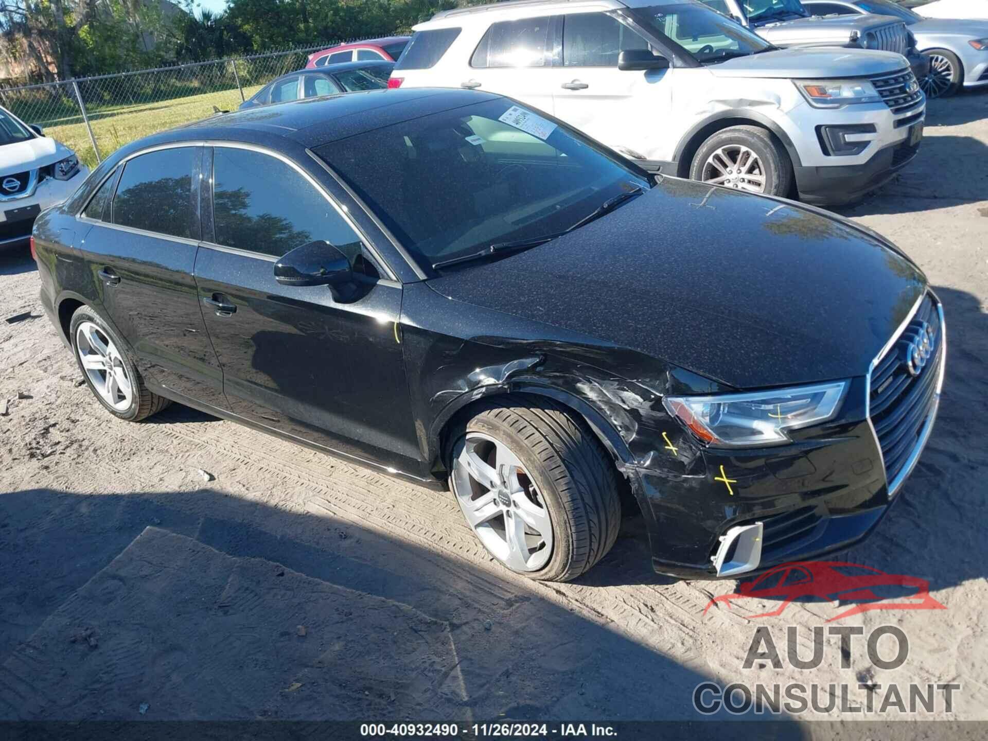 AUDI A3 2018 - WAUB8GFF8J1033634