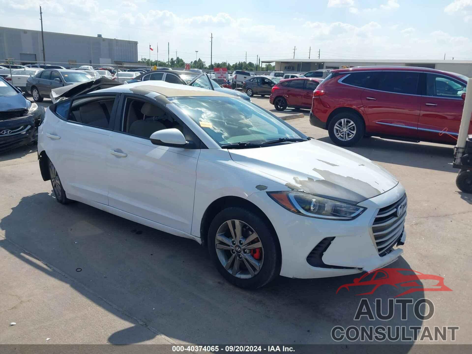 HYUNDAI ELANTRA 2018 - 5NPD84LF4JH239993