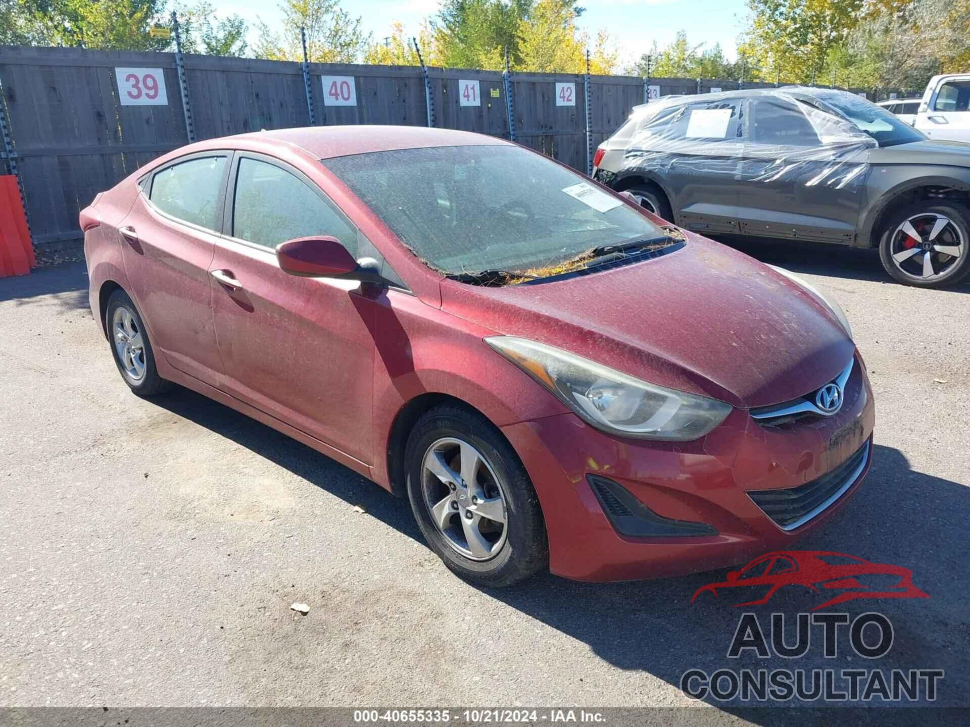 HYUNDAI ELANTRA 2014 - 5NPDH4AE7EH480754