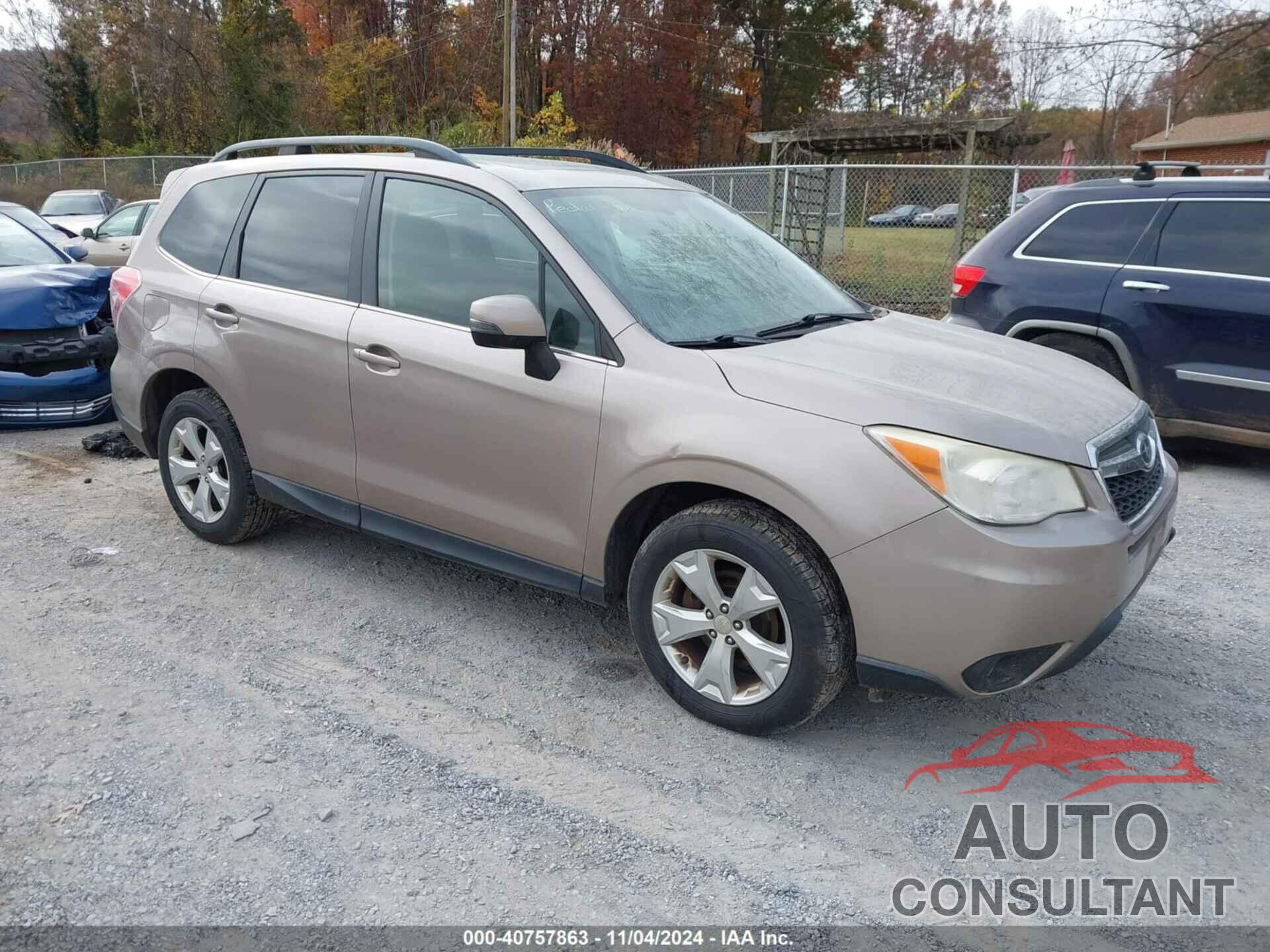 SUBARU FORESTER 2014 - JF2SJAMC7EH459083