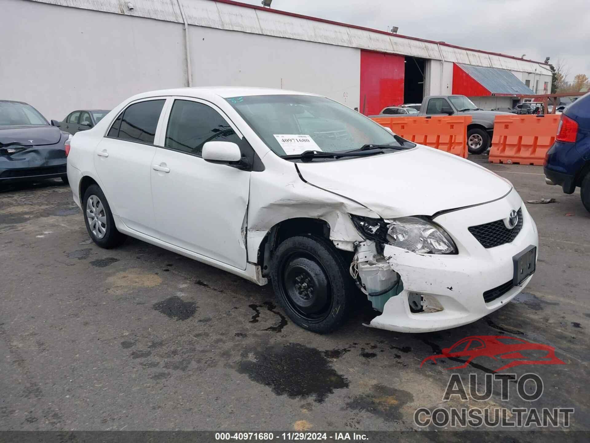 TOYOTA COROLLA 2009 - 1NXBU40E89Z123806