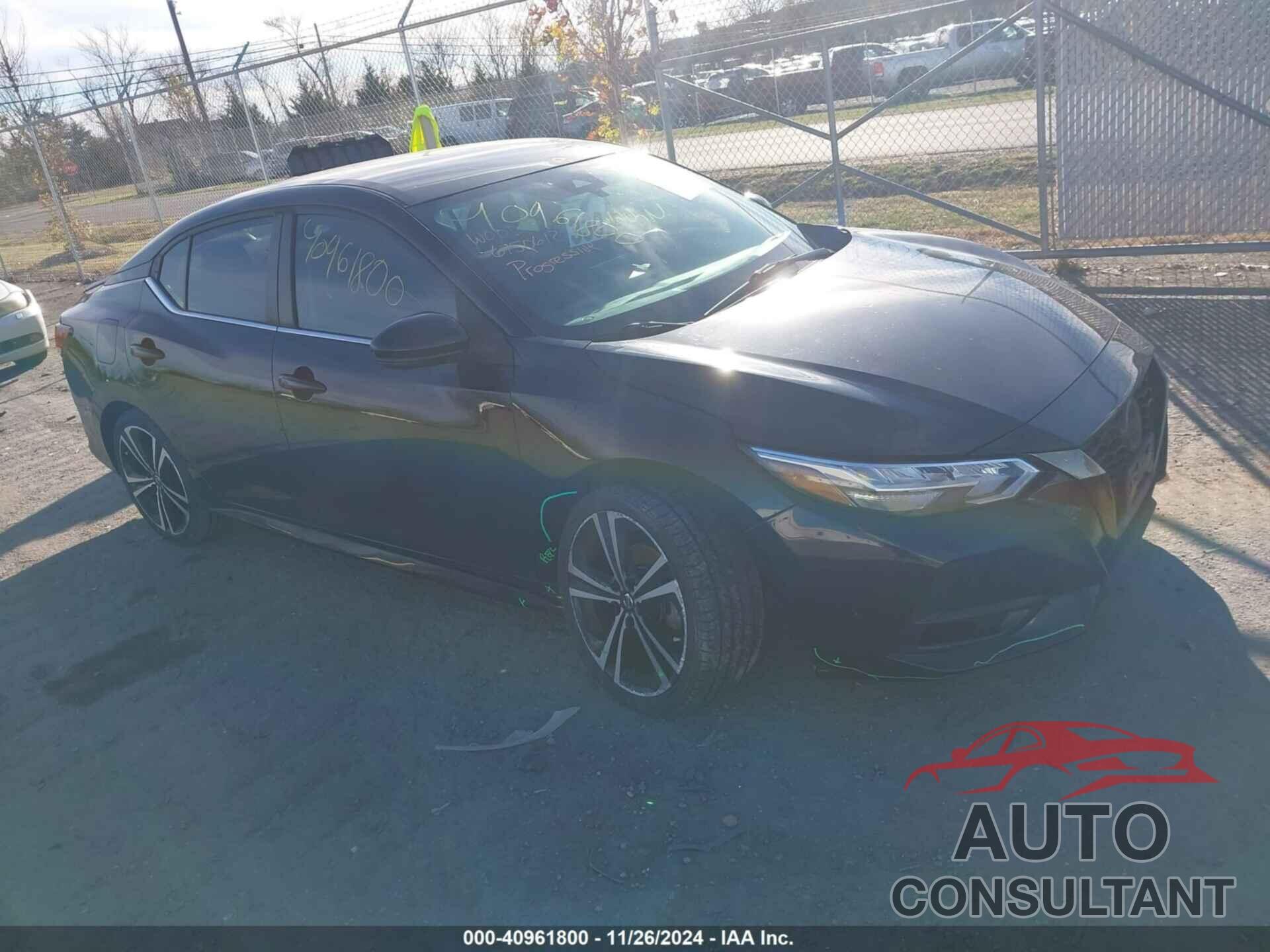 NISSAN SENTRA 2020 - 3N1AB8DV6LY231632
