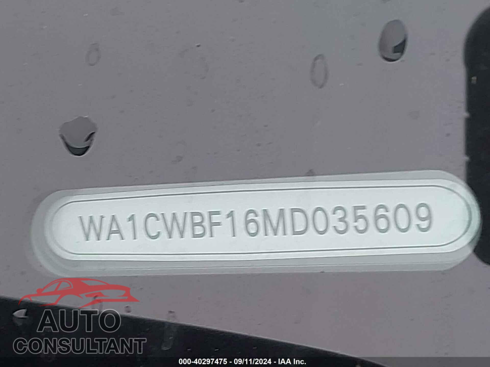 AUDI SQ8 2021 - WA1CWBF16MD035609