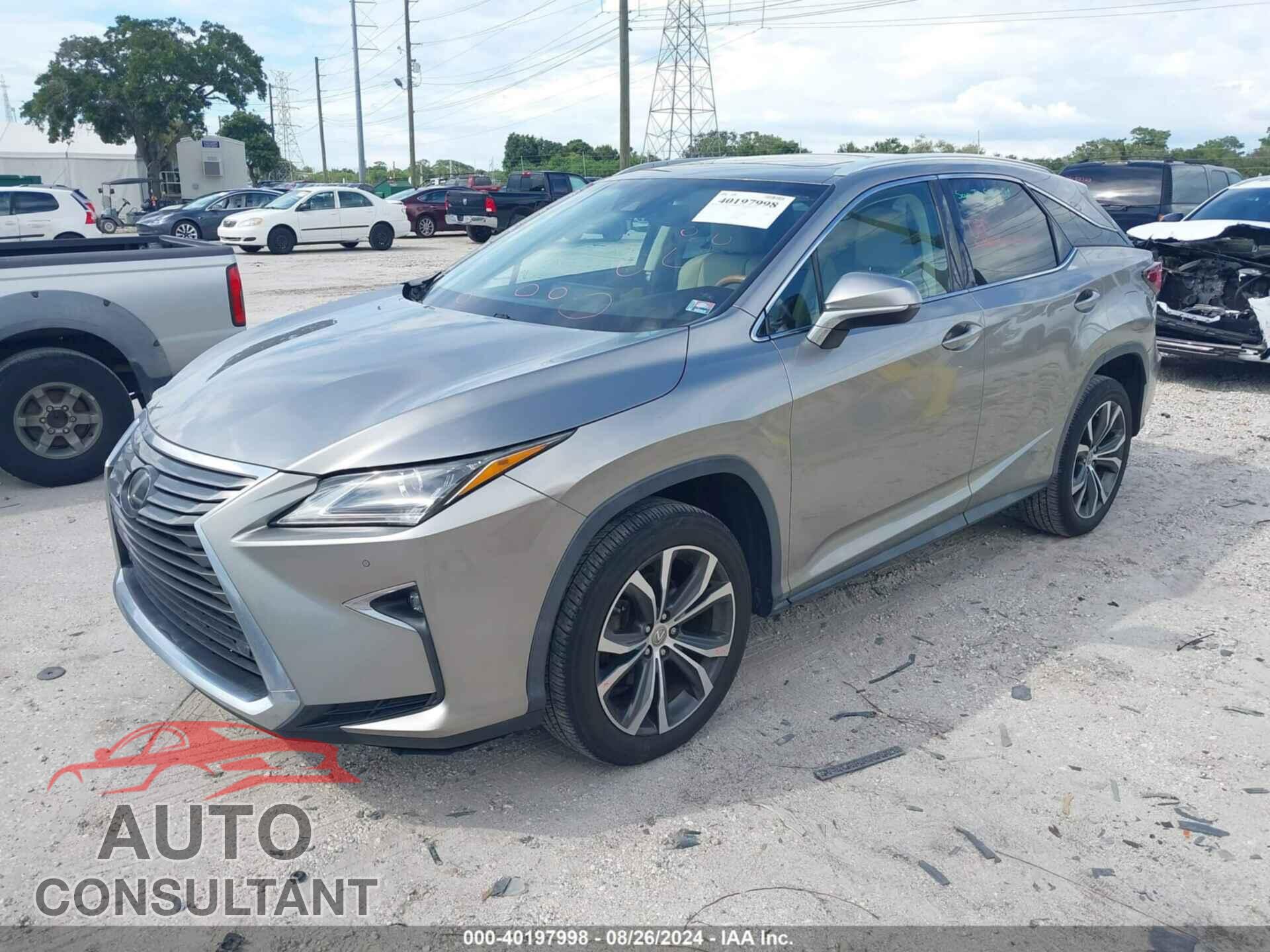 LEXUS RX 350 2017 - 2T2ZZMCA4HC038384