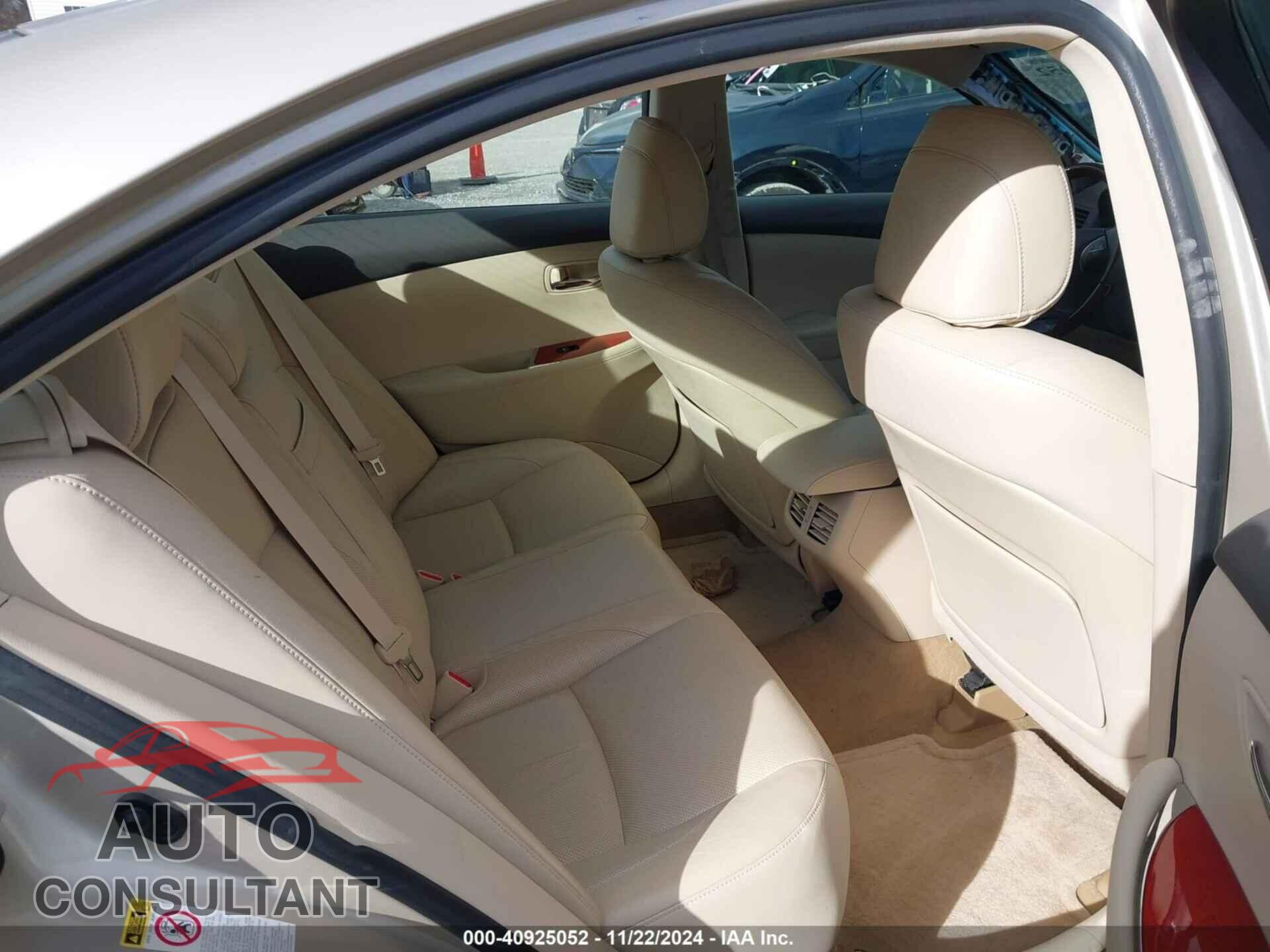 LEXUS ES 350 2012 - JTHBK1EG8C2480049