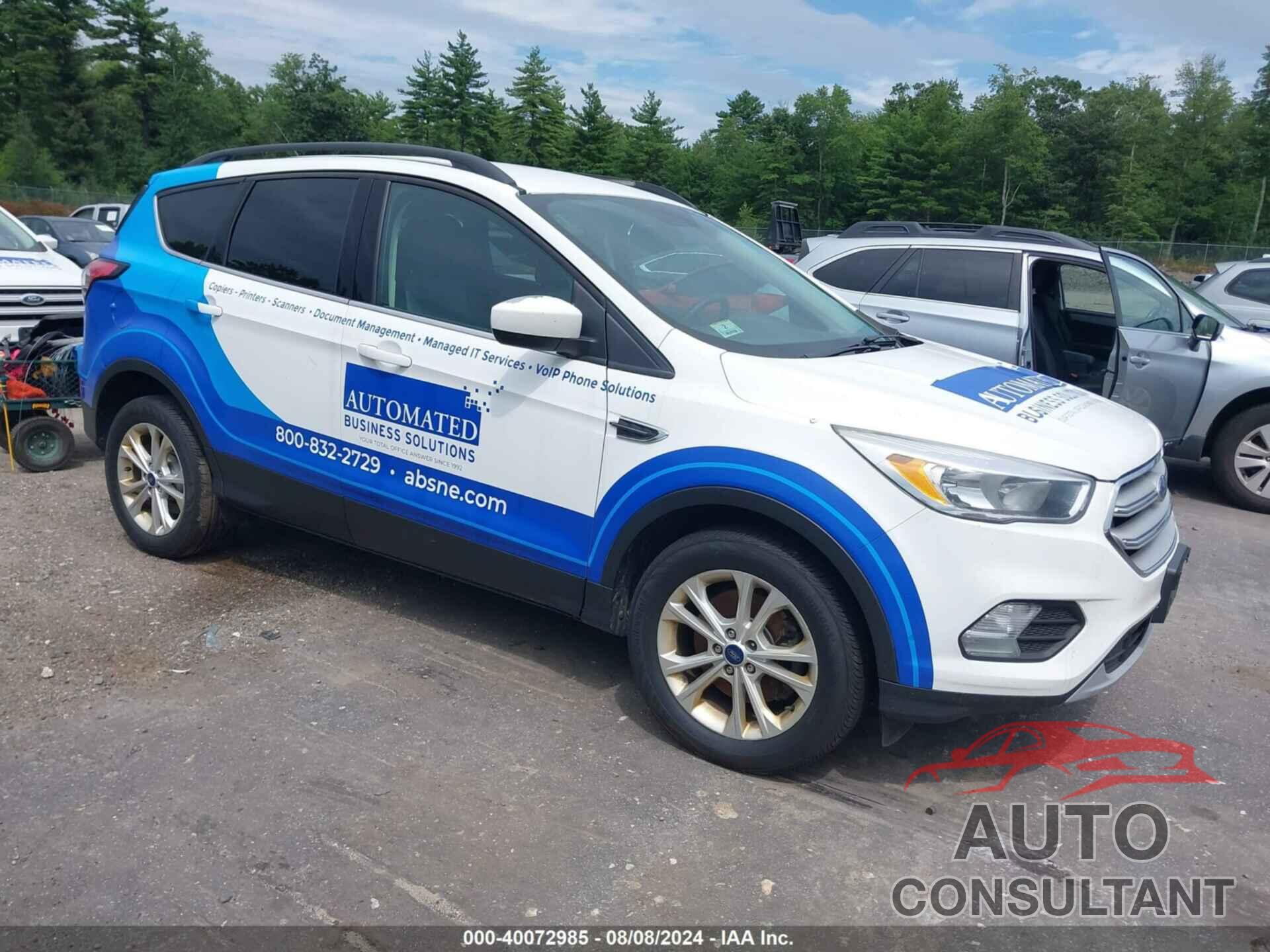 FORD ESCAPE 2018 - 1FMCU9GD3JUB92101