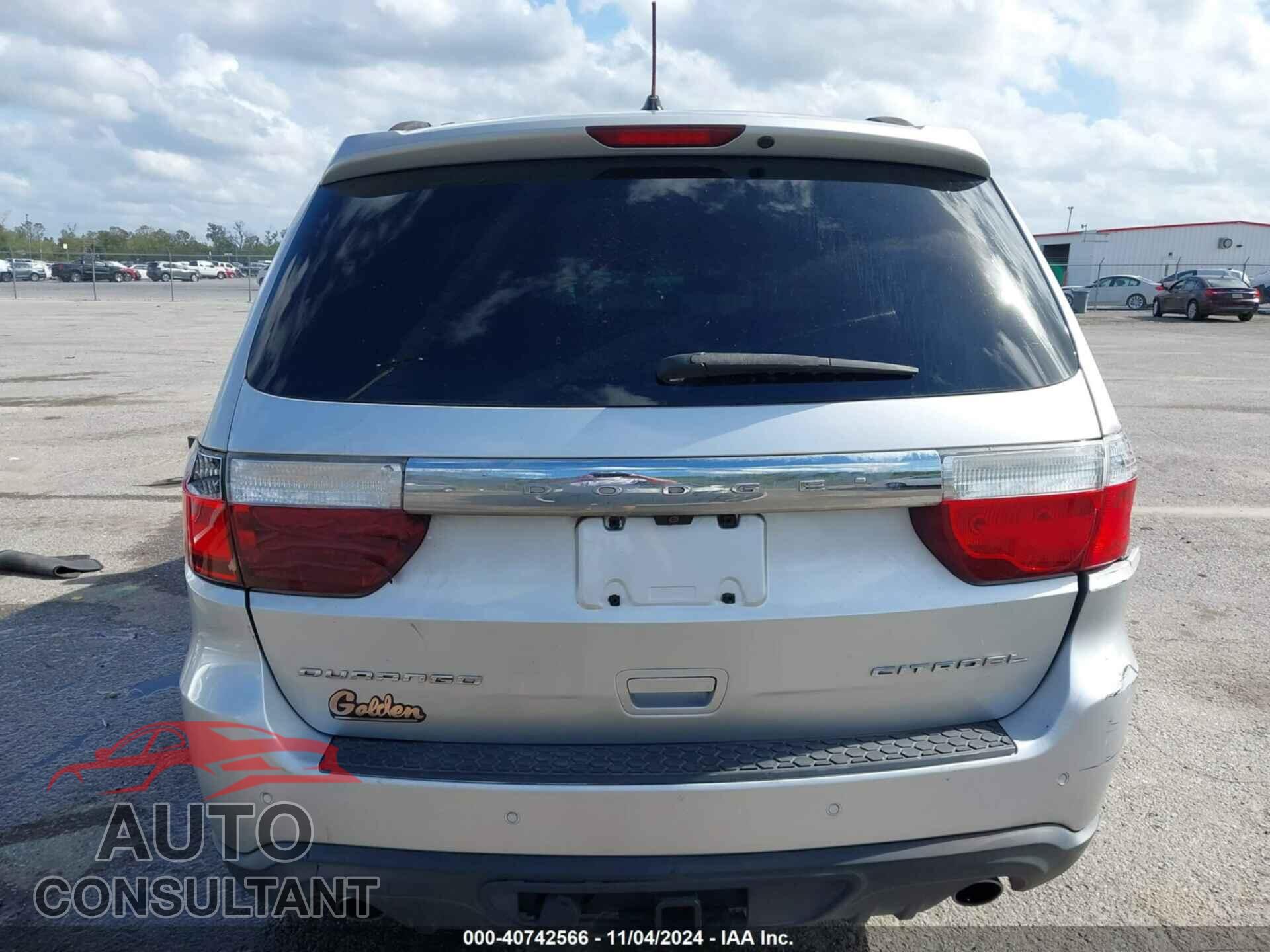 DODGE DURANGO 2011 - 1D4SD5GT2BC692499
