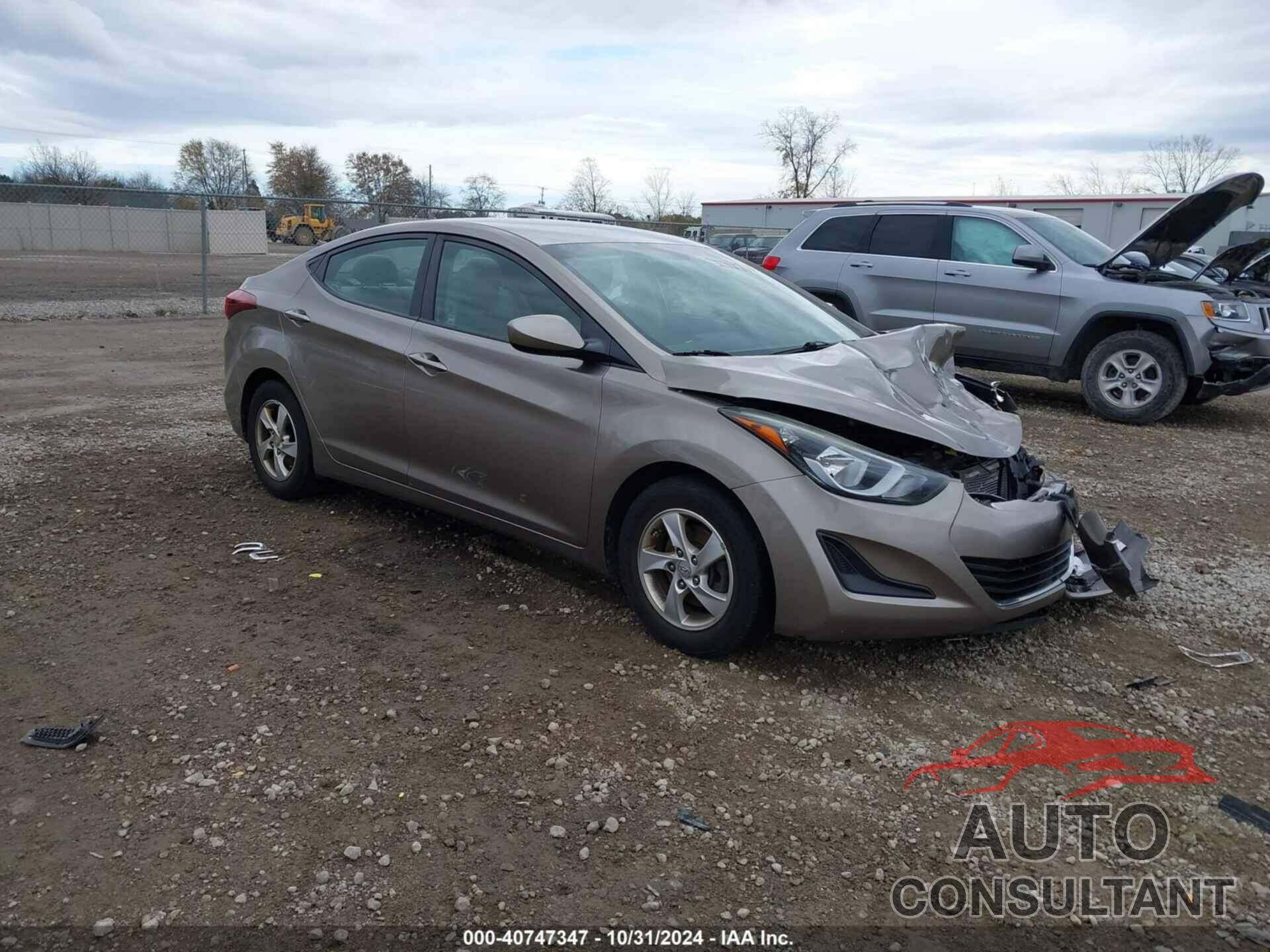 HYUNDAI ELANTRA 2014 - 5NPDH4AE6EH518927