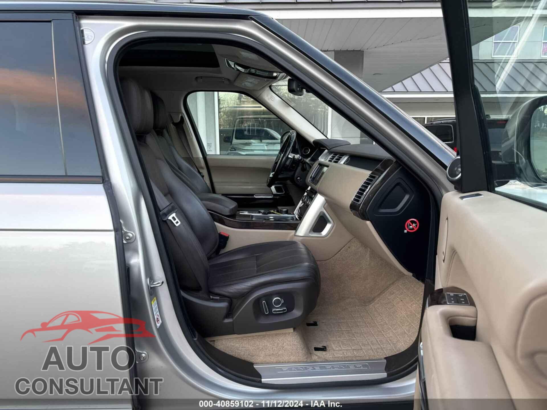 LAND ROVER RANGE ROVER 2016 - SALGS2EFXGA288530