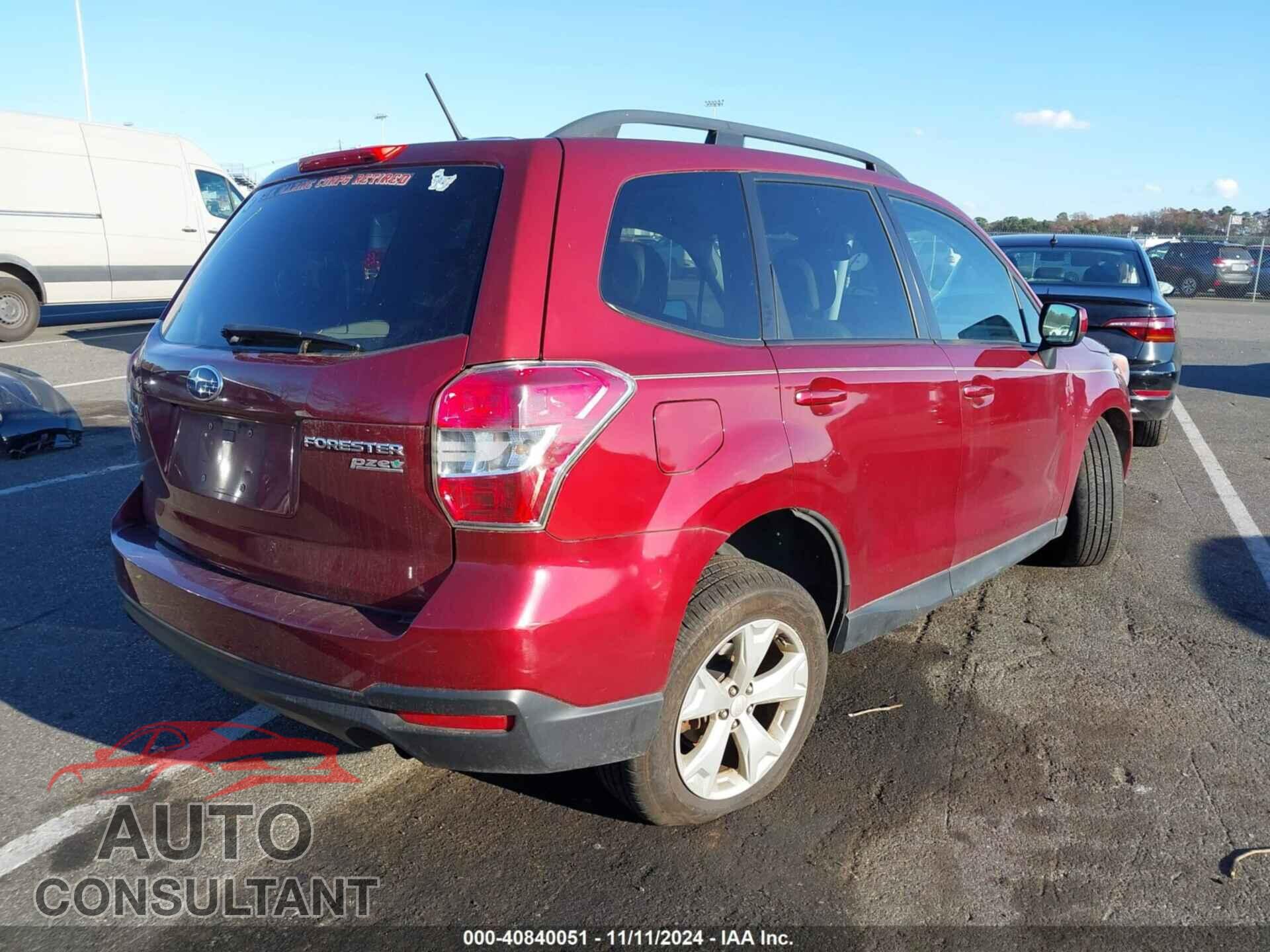 SUBARU FORESTER 2015 - JF2SJADC8FH477660