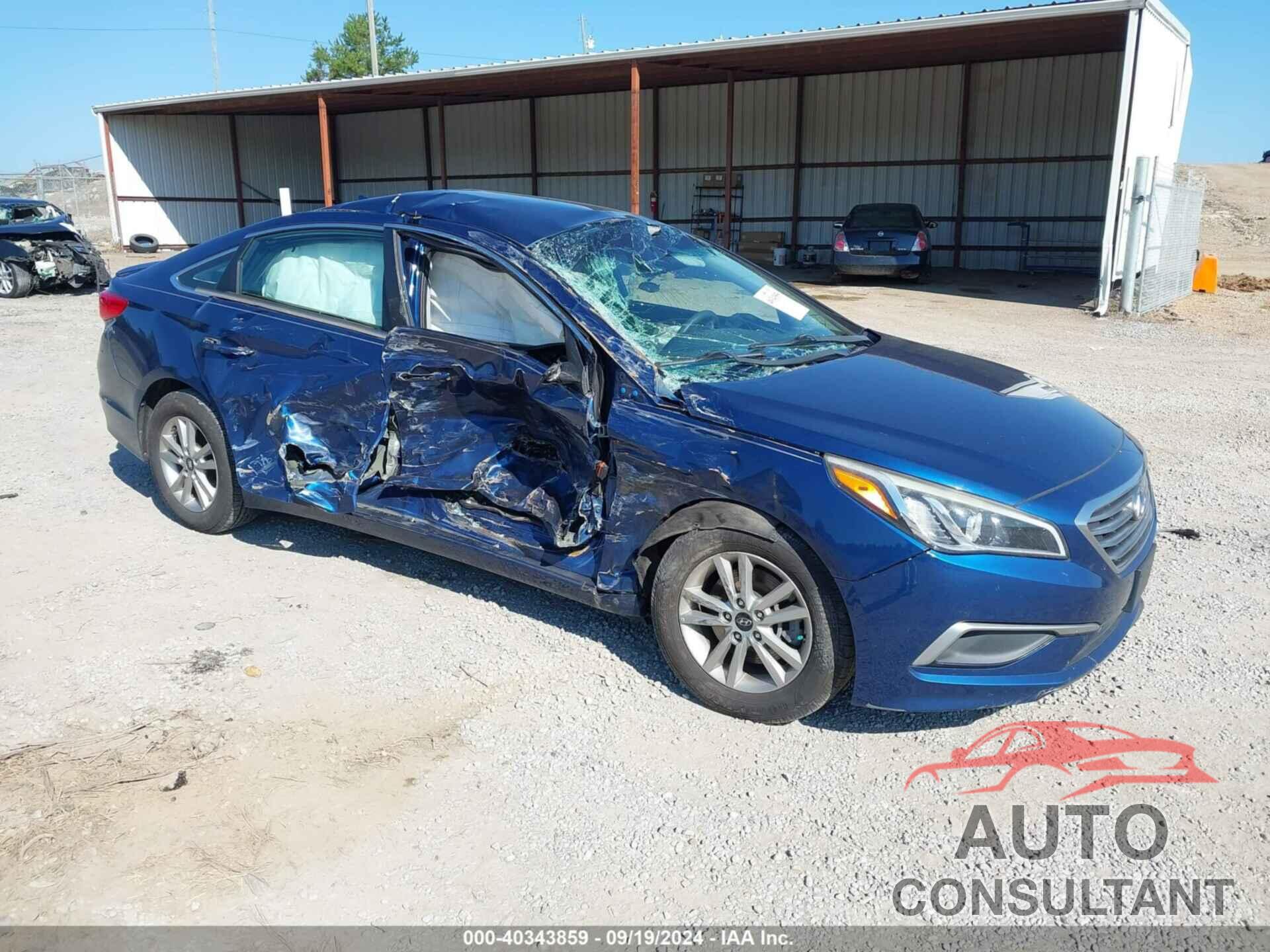 HYUNDAI SONATA 2017 - 5NPE24AF9HH512798