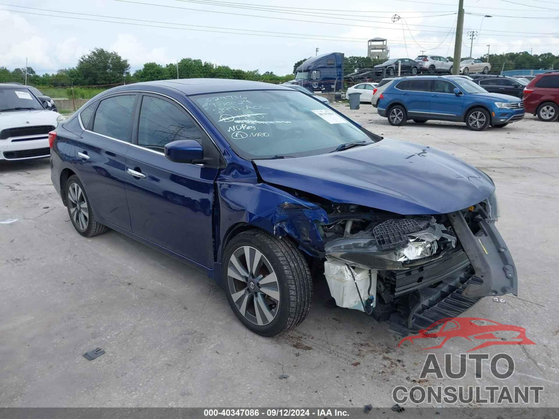 NISSAN SENTRA 2019 - 3N1AB7AP9KY285229