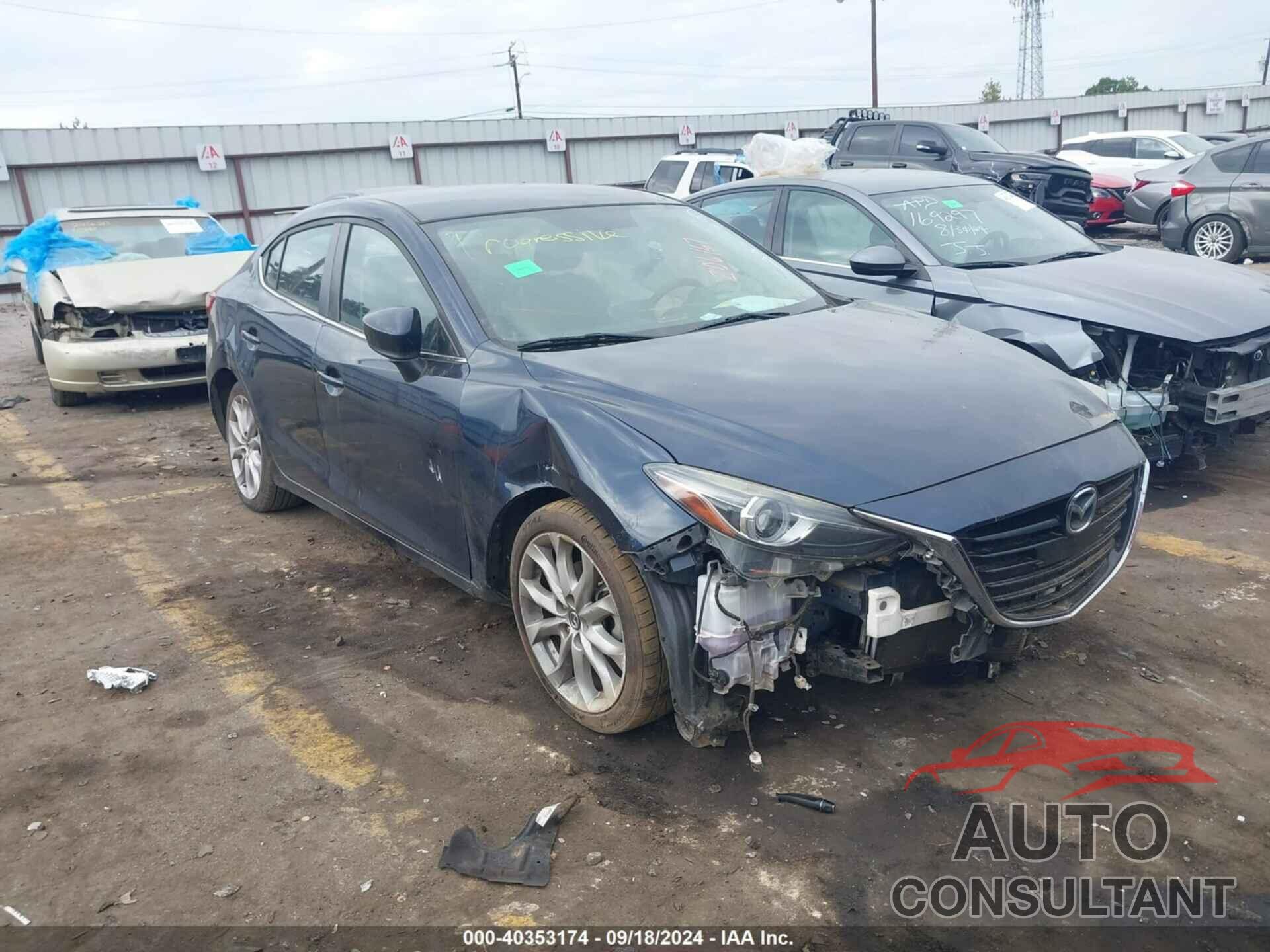 MAZDA MAZDA3 2014 - JM1BM1V32E1206167