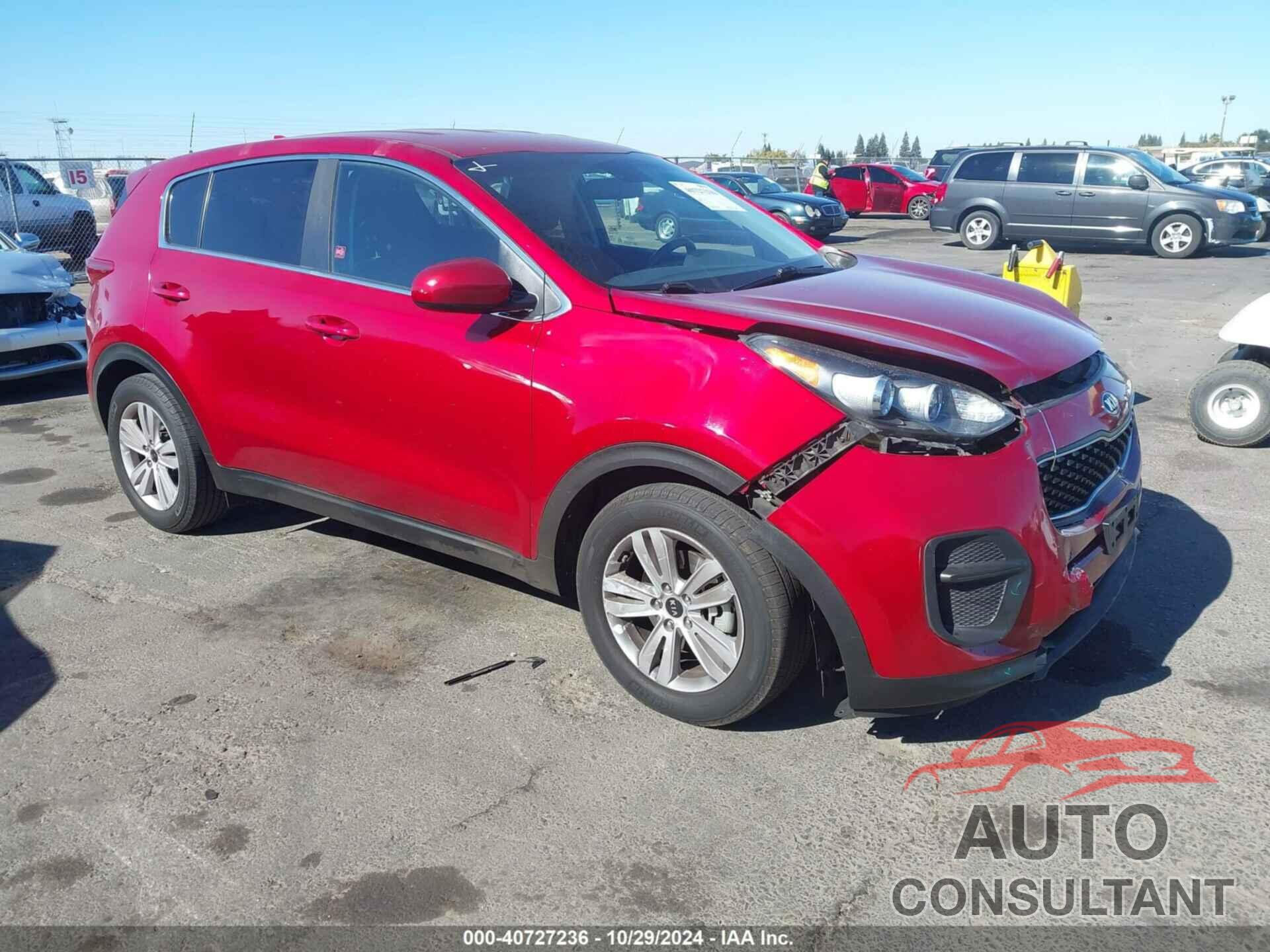 KIA SPORTAGE 2017 - KNDPM3AC6H7213308