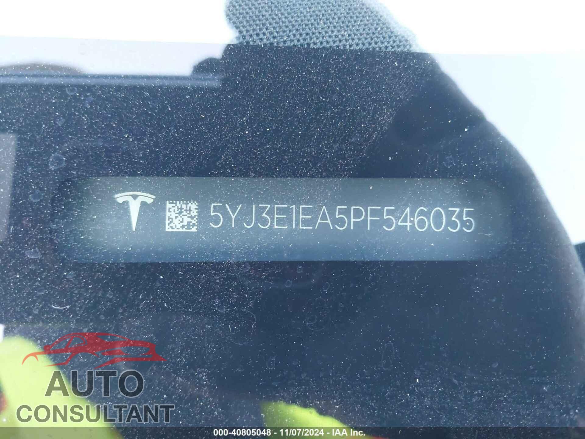 TESLA MODEL 3 2023 - 5YJ3E1EA5PF546035
