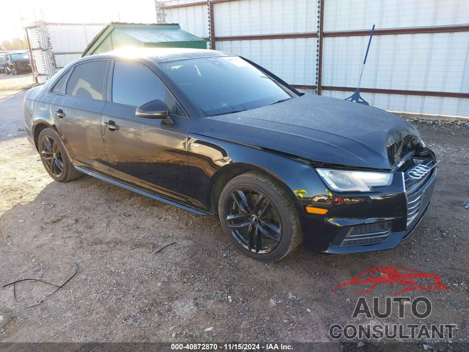 AUDI A4 2017 - WAUKMAF43HN043305