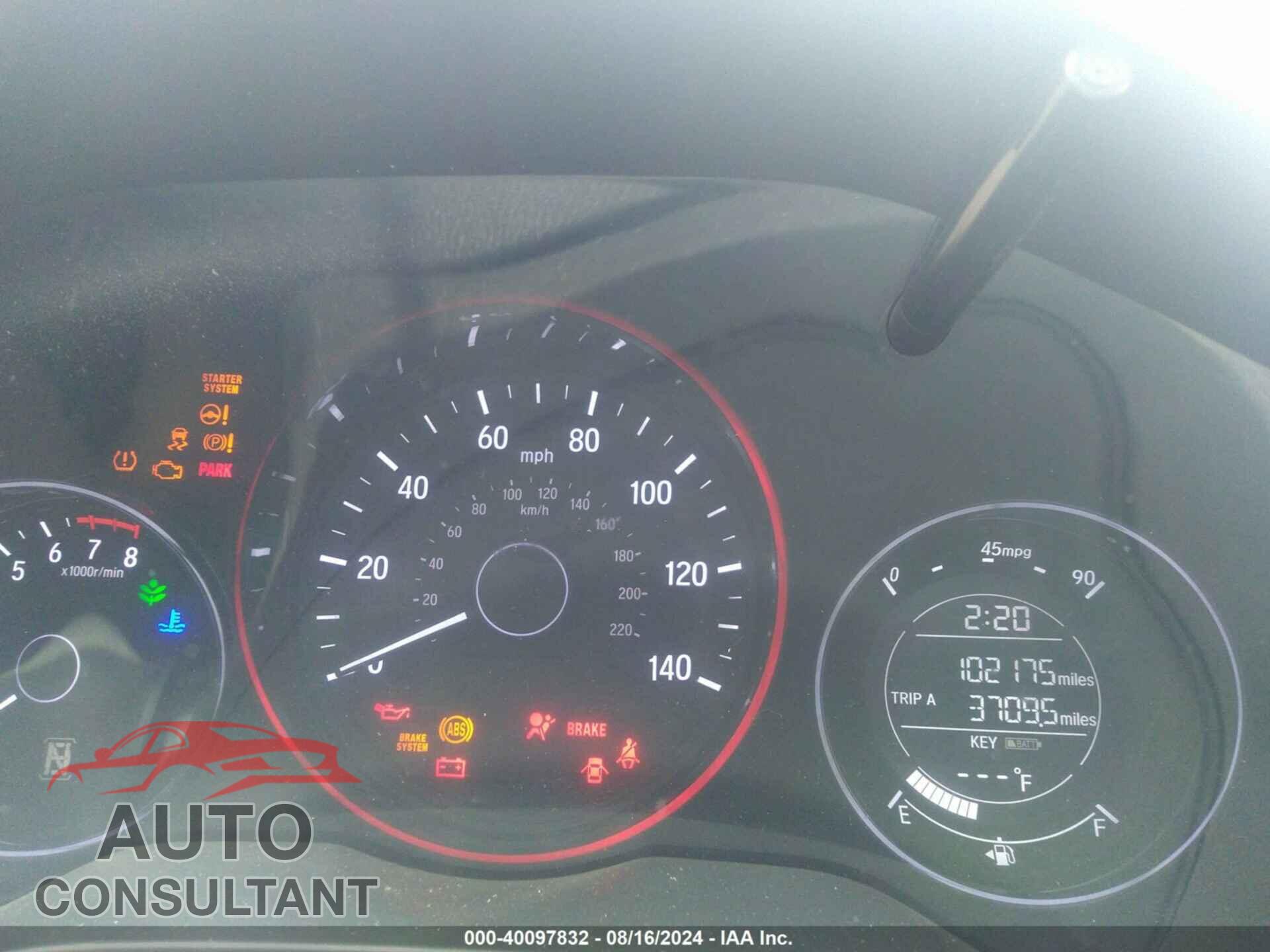 HONDA HR-V 2017 - 3CZRU5H55HM701225