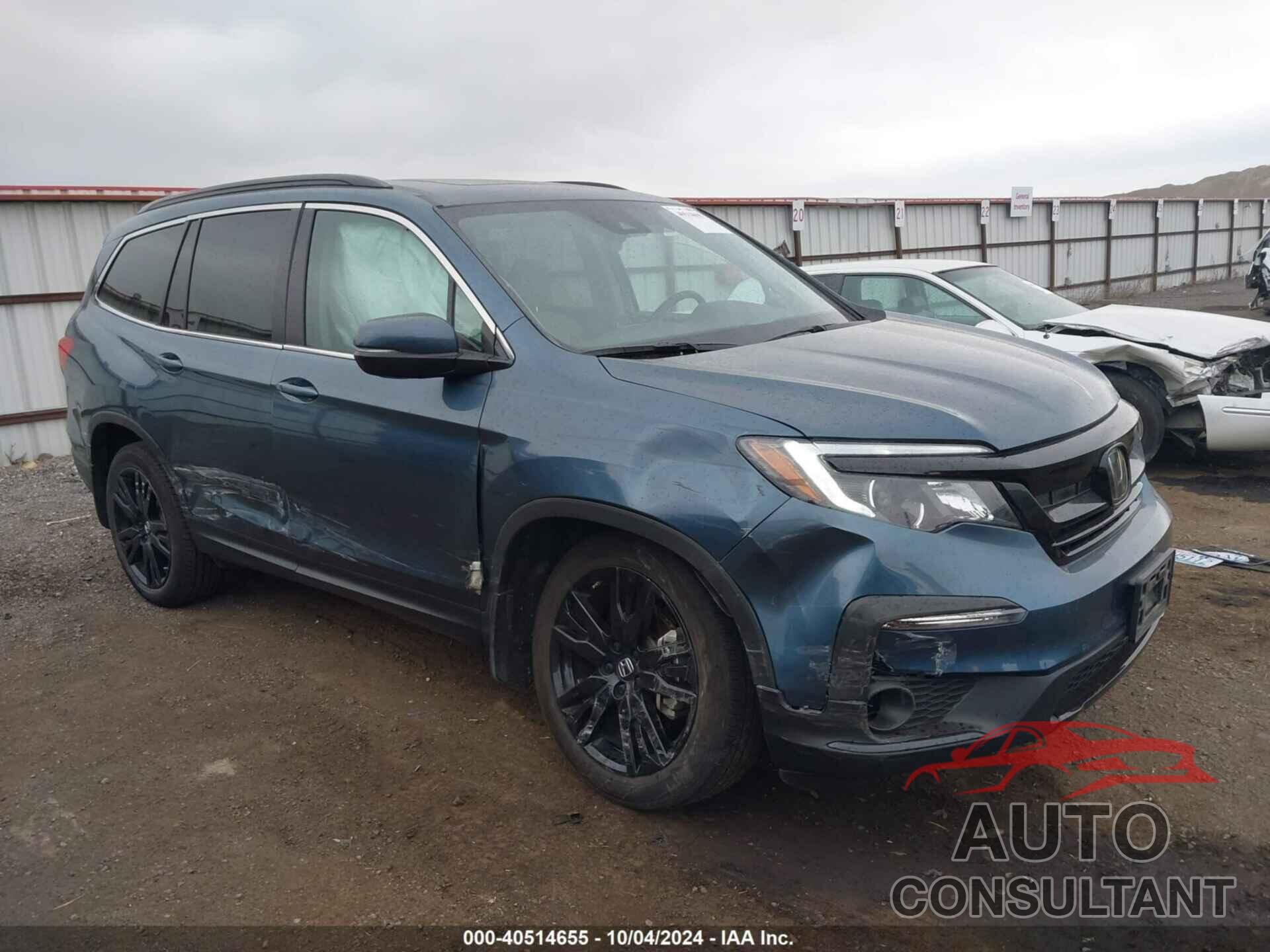 HONDA PILOT 2022 - 5FNYF6H29NB044680