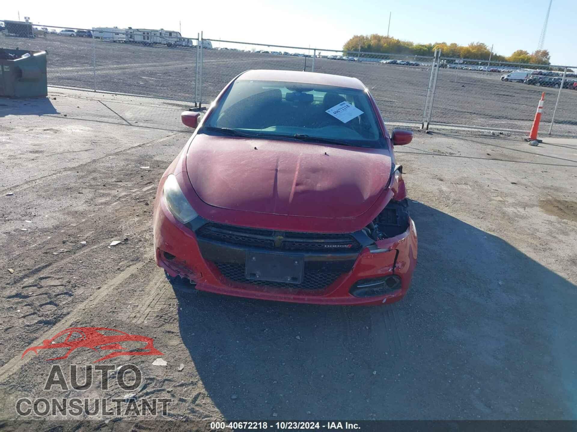 DODGE DART 2013 - 1C3CDFBA5DD334165