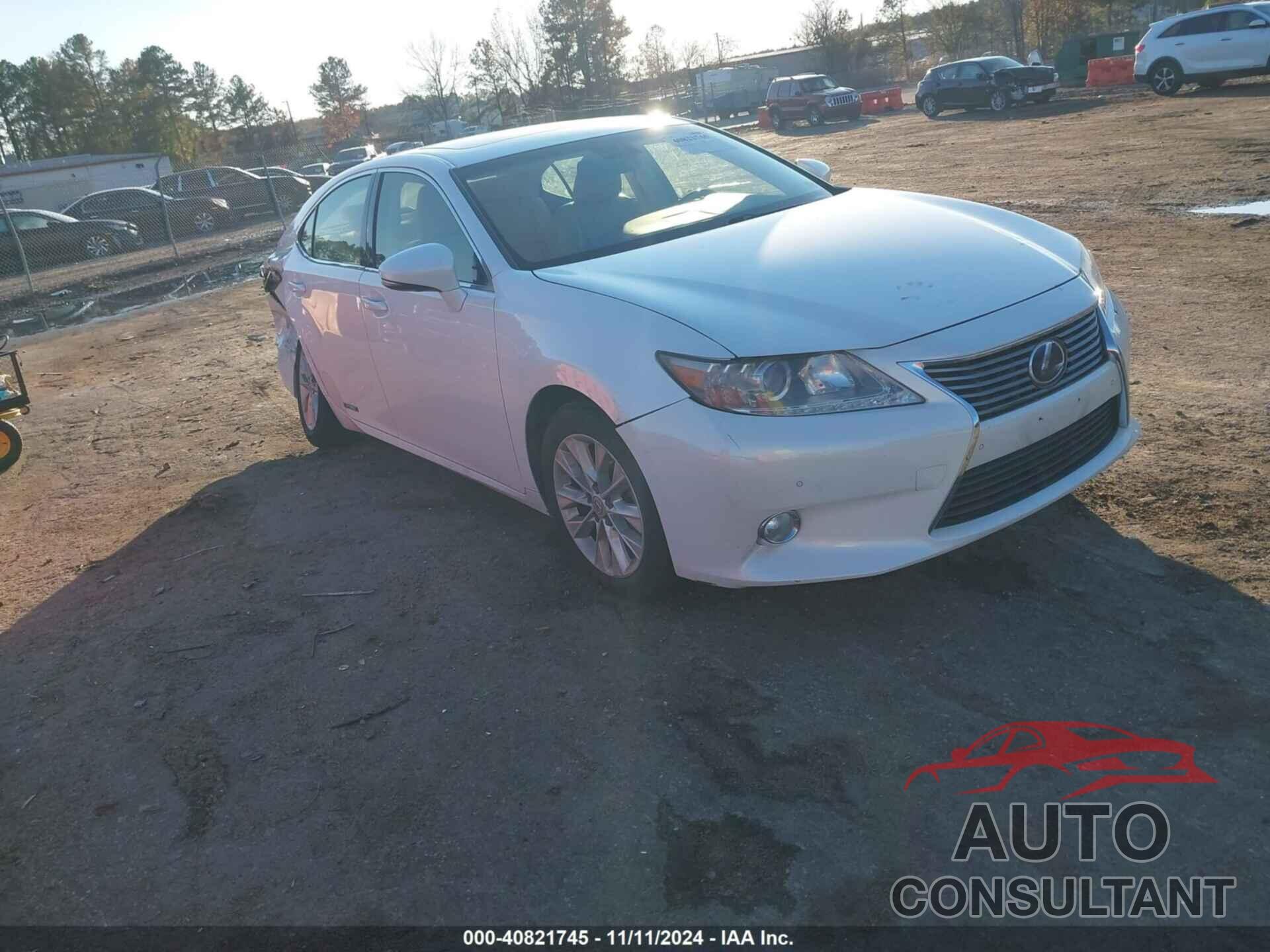 LEXUS ES 300H 2013 - JTHBW1GG2D2027273