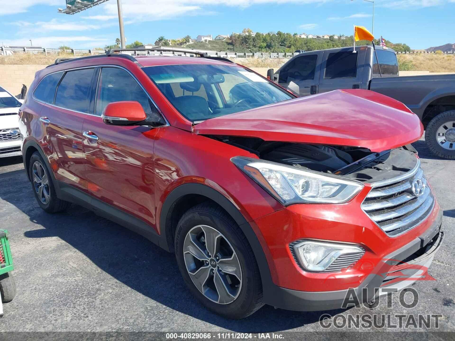 HYUNDAI SANTA FE 2013 - KM8SN4HF7DU028530