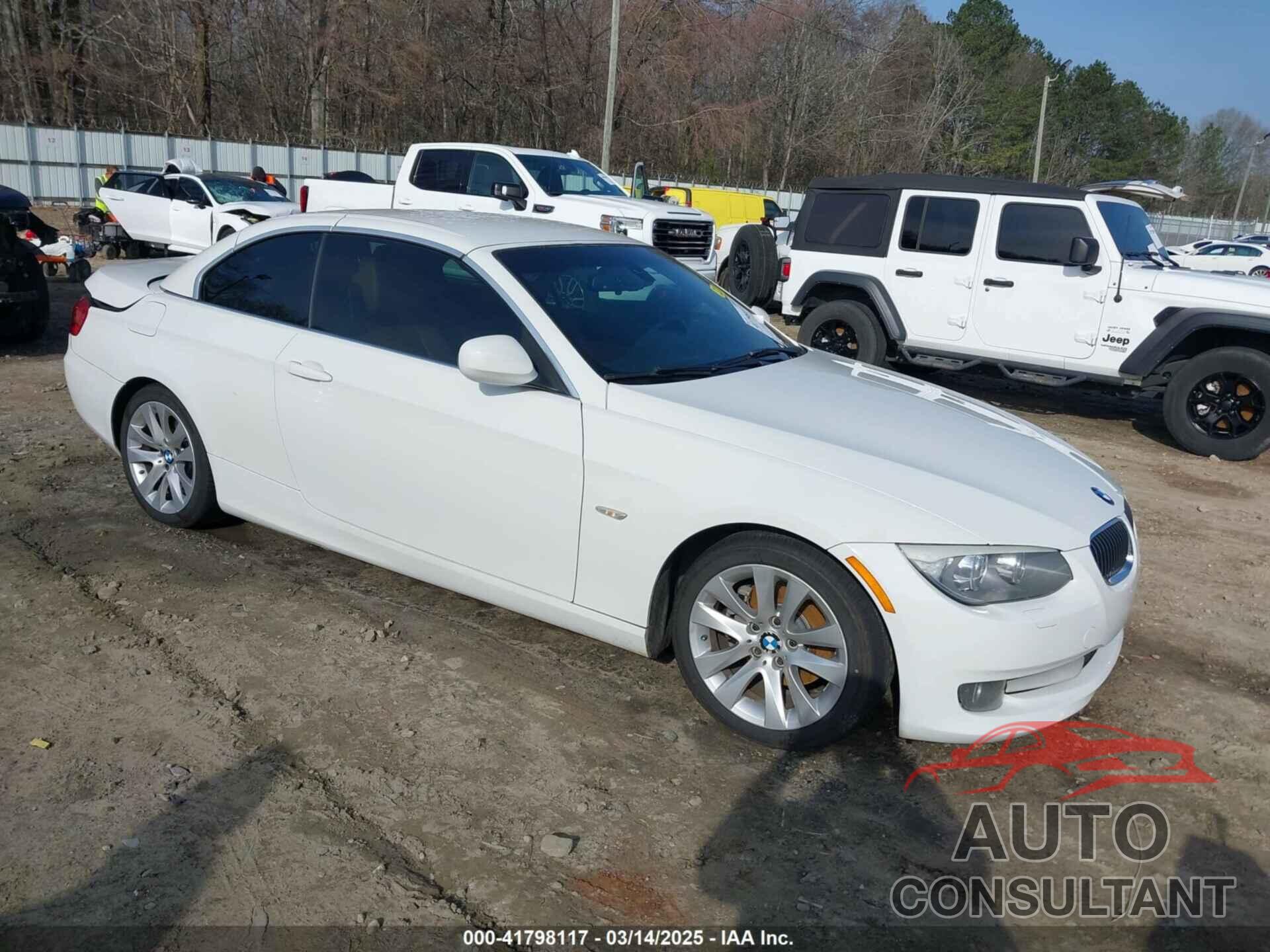 BMW 328I 2011 - WBADW7C54BE545752