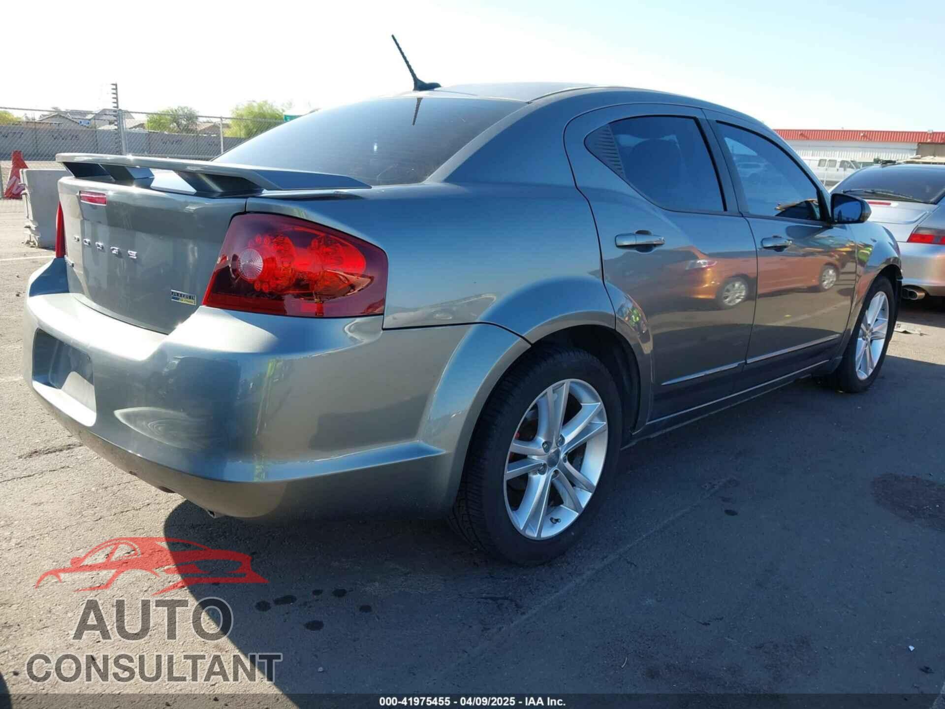 DODGE AVENGER 2012 - 1C3CDZEG6CN269532