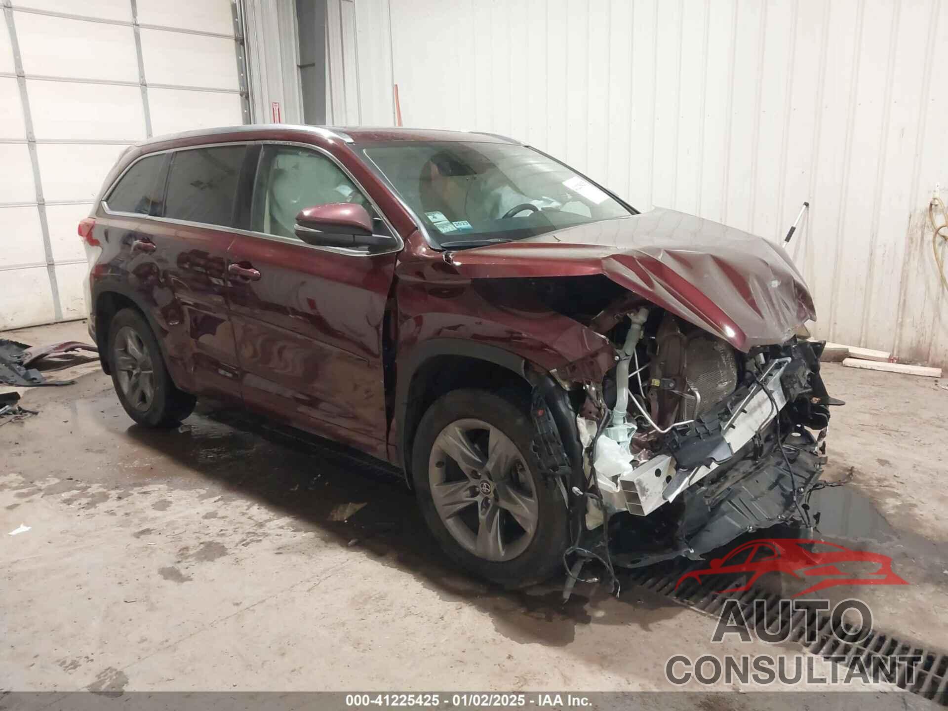 TOYOTA HIGHLANDER 2019 - 5TDDZRFH6KS734201