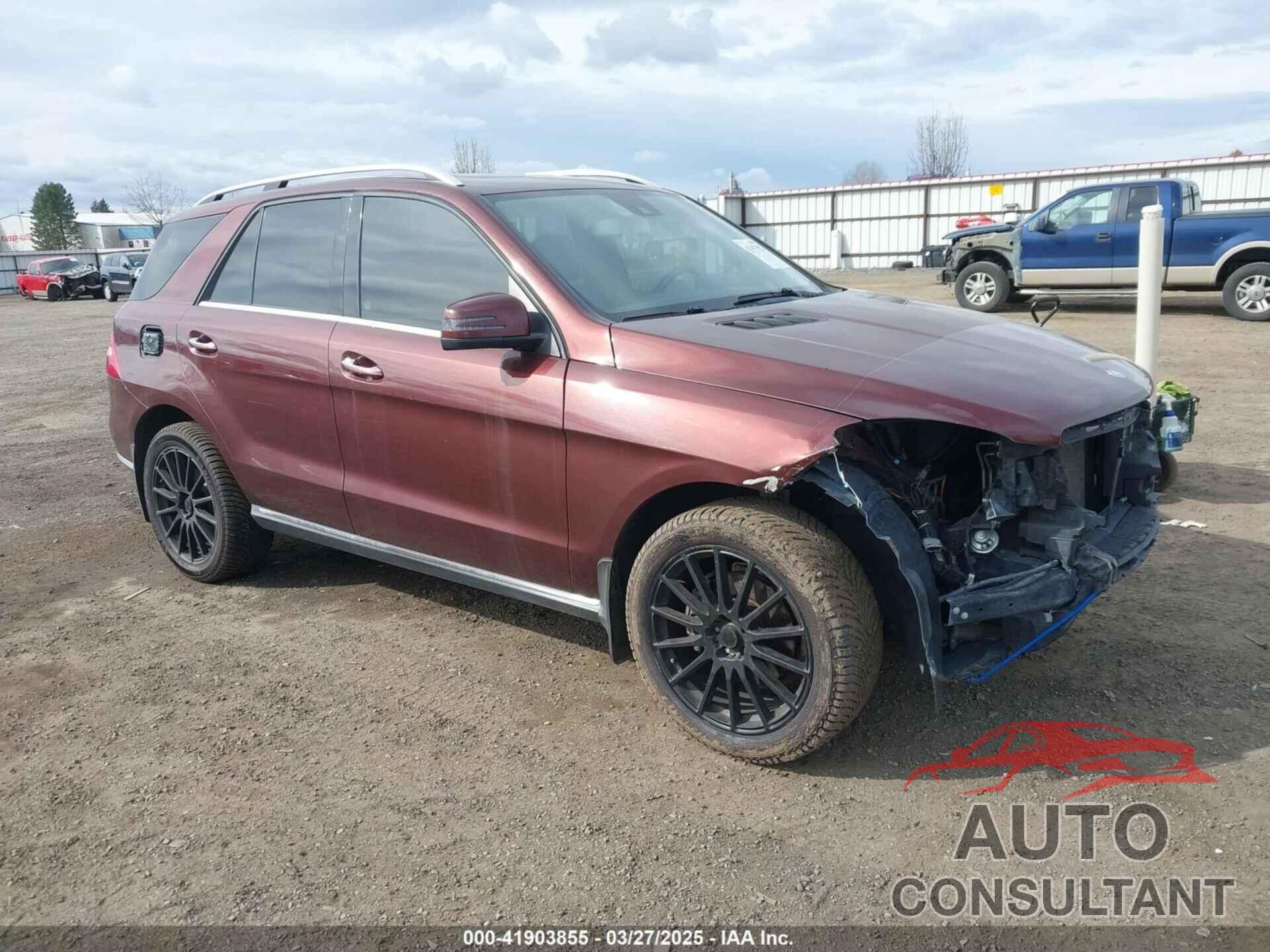 MERCEDES-BENZ ML 350 2013 - 4JGDA5HB5DA164292