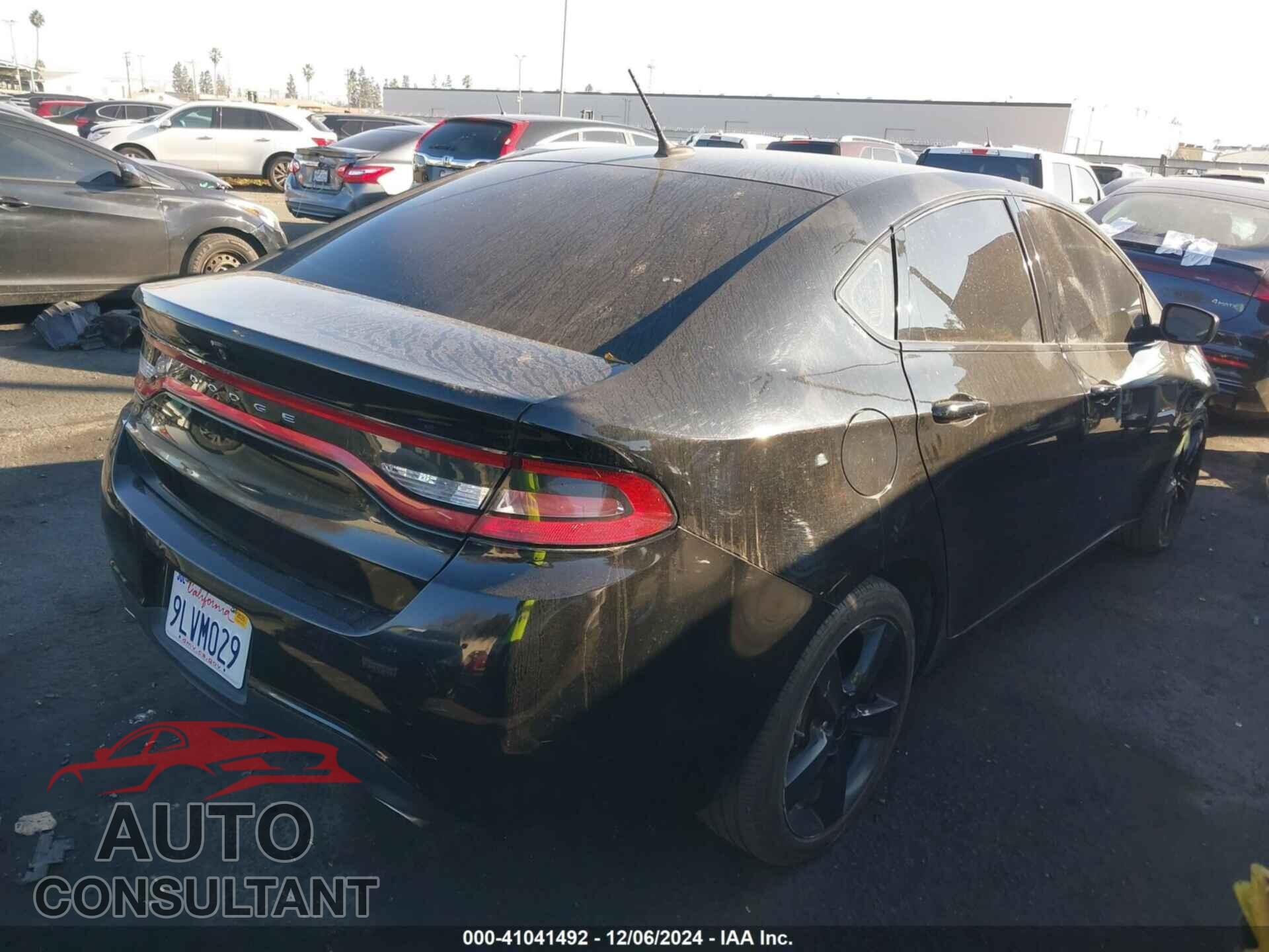 DODGE DART 2015 - 1C3CDFBB0FD380739
