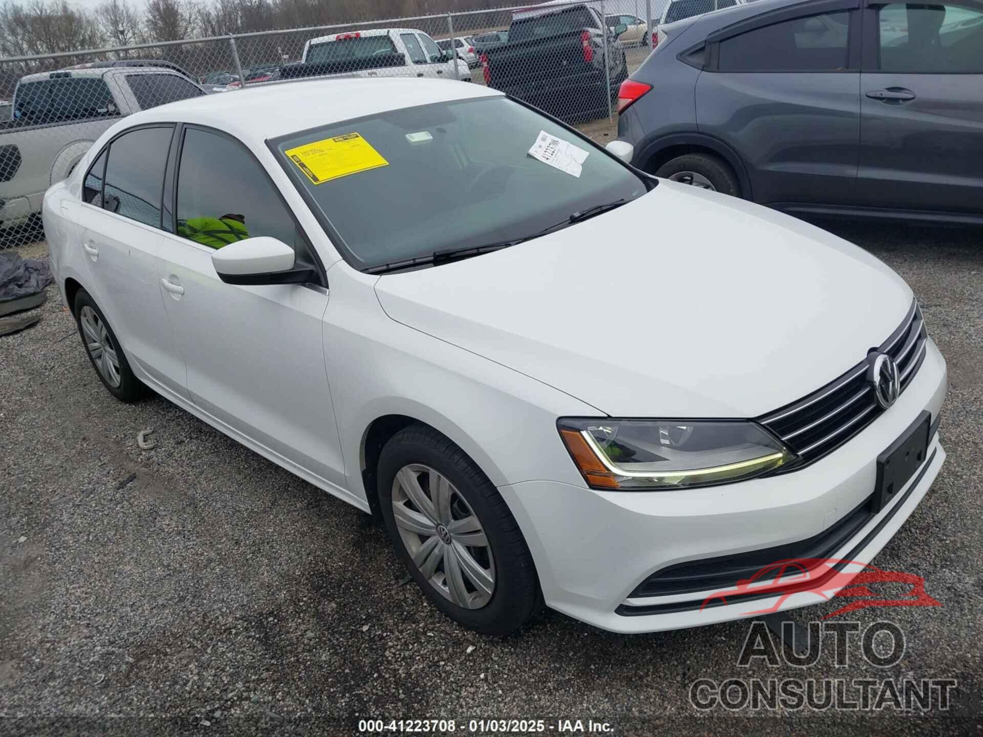 VOLKSWAGEN JETTA 2017 - 3VW2B7AJ1HM387117