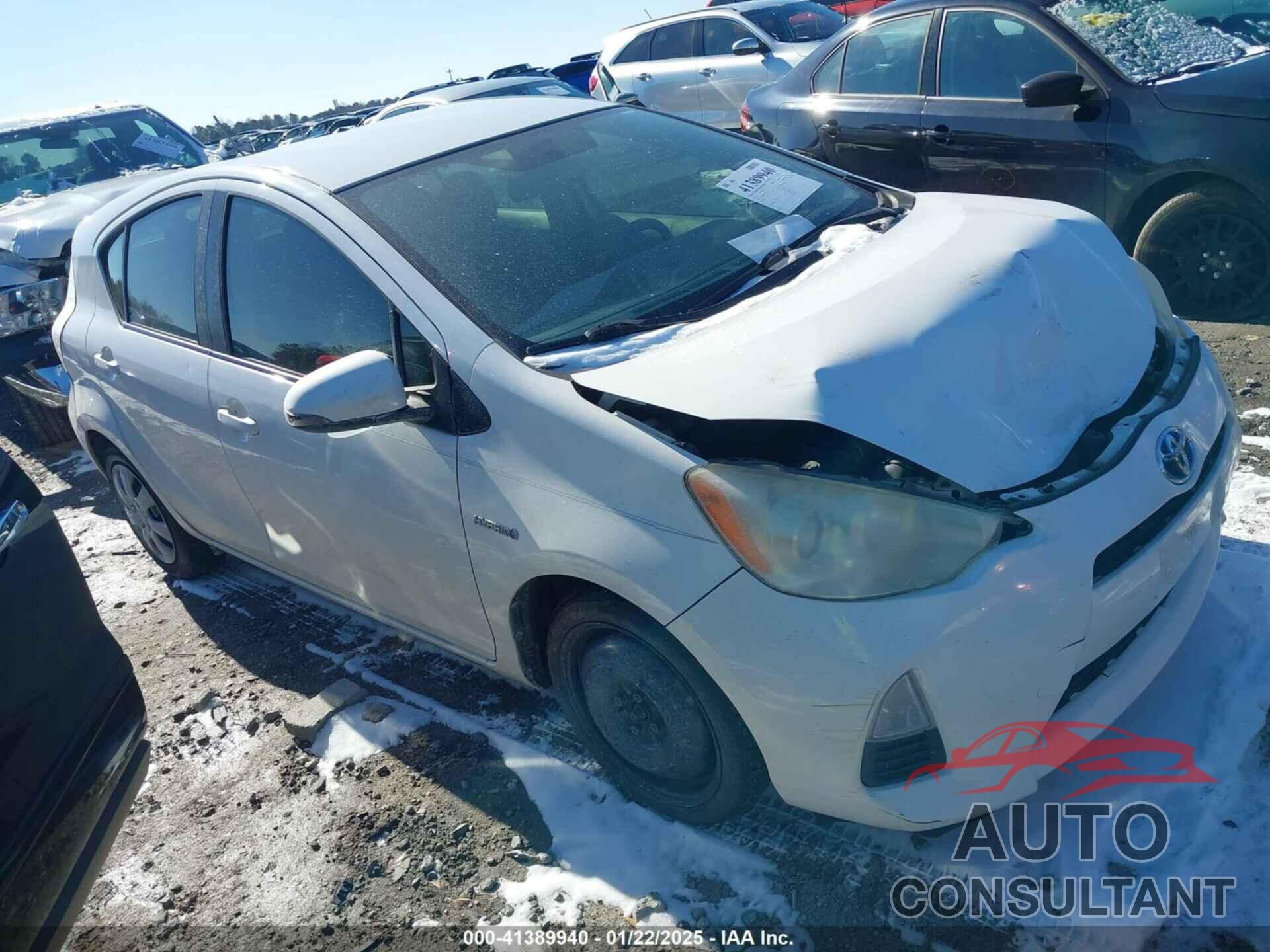 TOYOTA PRIUS C 2012 - JTDKDTB36C1515461