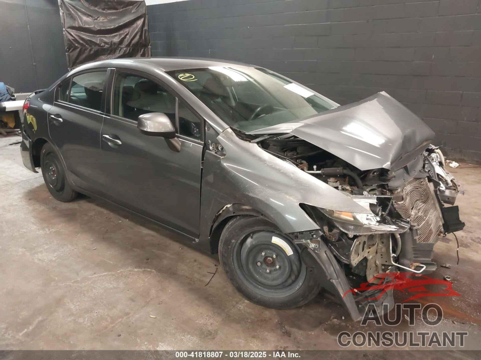 HONDA CIVIC 2013 - 19XFB2F52DE294372