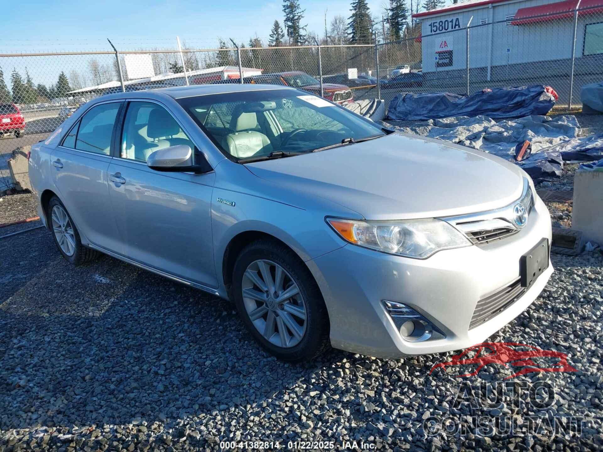 TOYOTA CAMRY HYBRID 2012 - 4T1BD1FK2CU049611