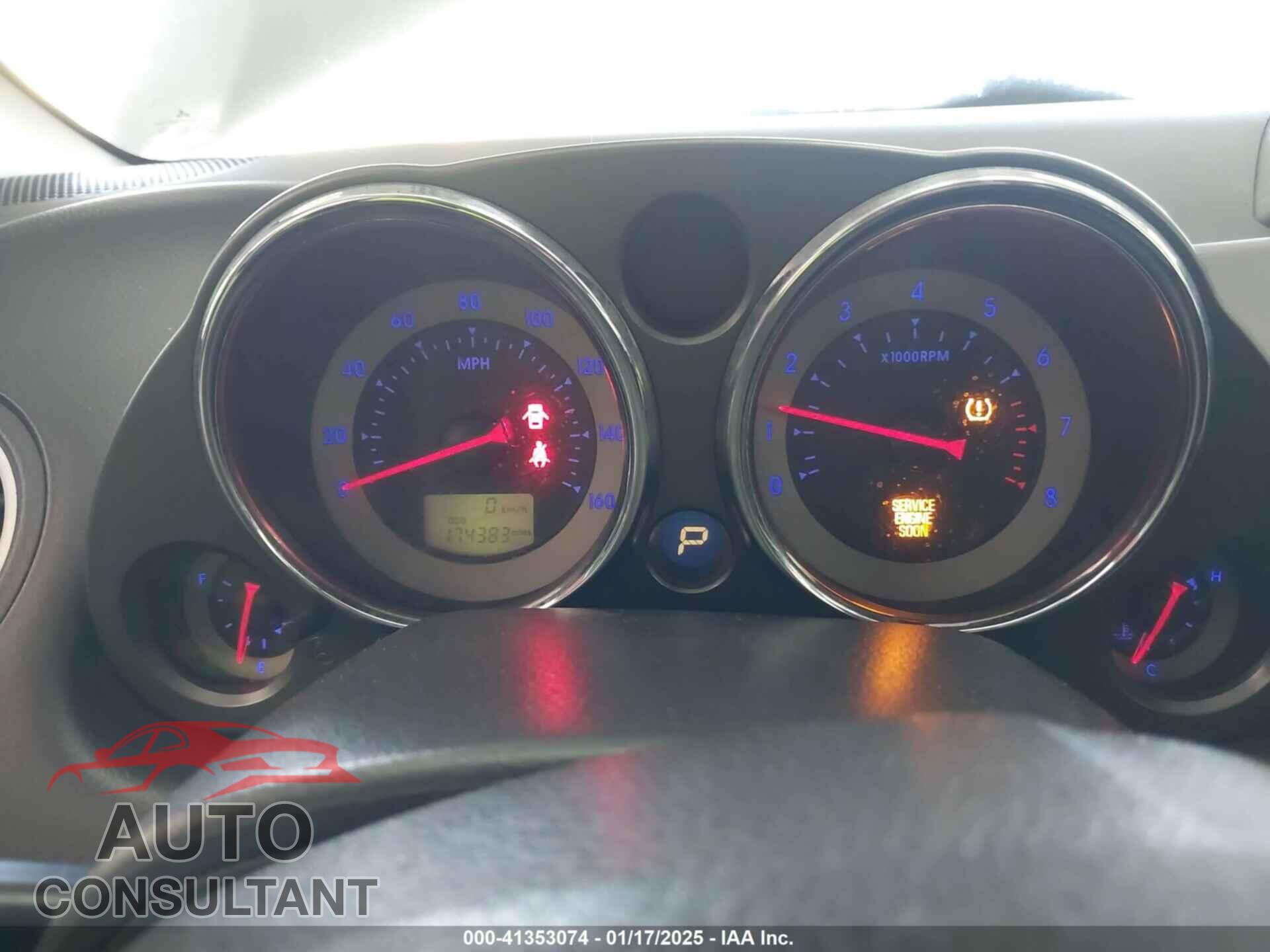 MITSUBISHI ECLIPSE 2009 - 4A3AK24F89E017733