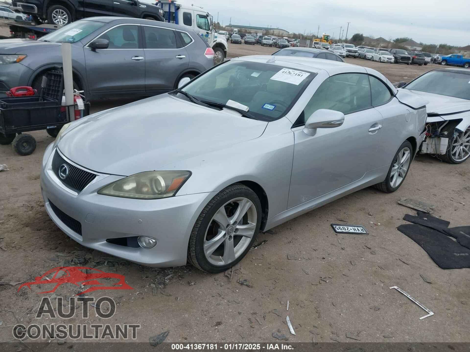 LEXUS IS 250C 2012 - JTHFF2C2XC2524944