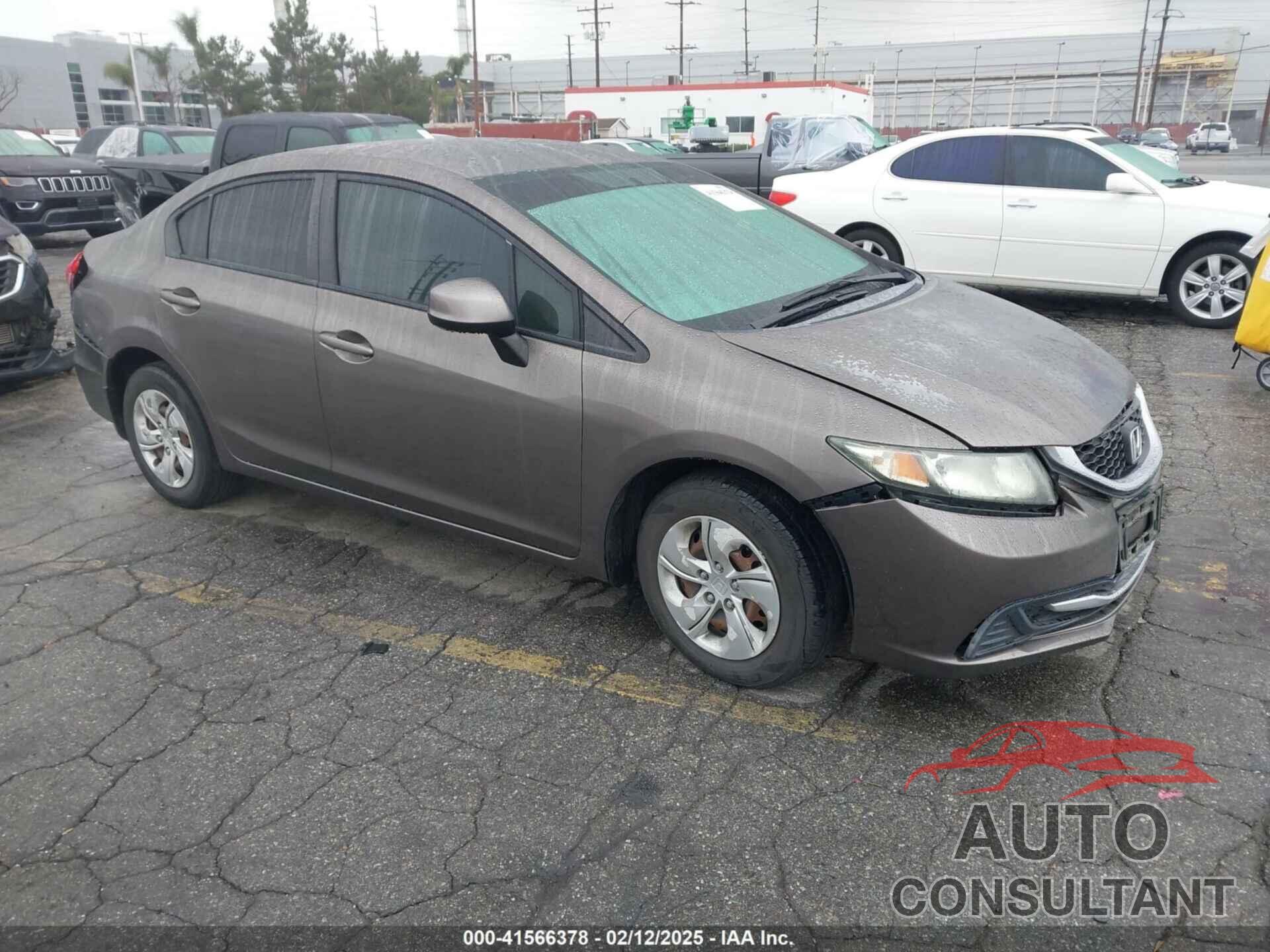HONDA CIVIC 2013 - 2HGFB2F54DH505903
