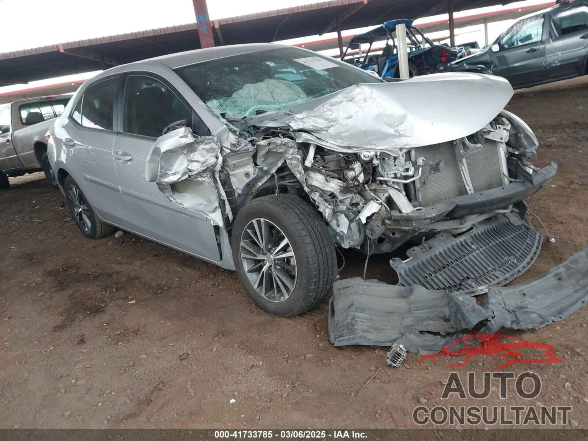 TOYOTA COROLLA 2016 - 2T1BURHE5GC627648