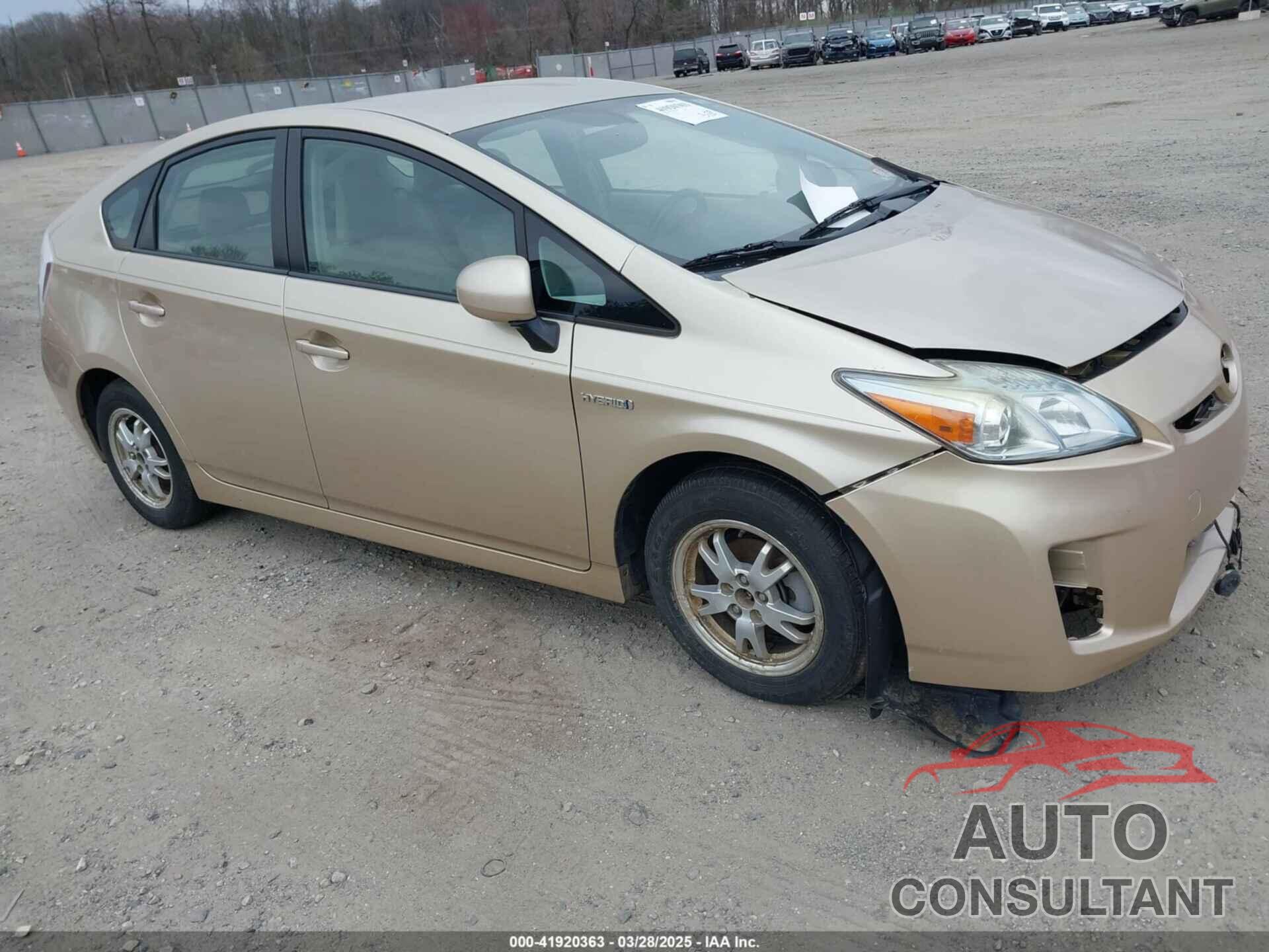 TOYOTA PRIUS 2010 - JTDKN3DU3A1099112