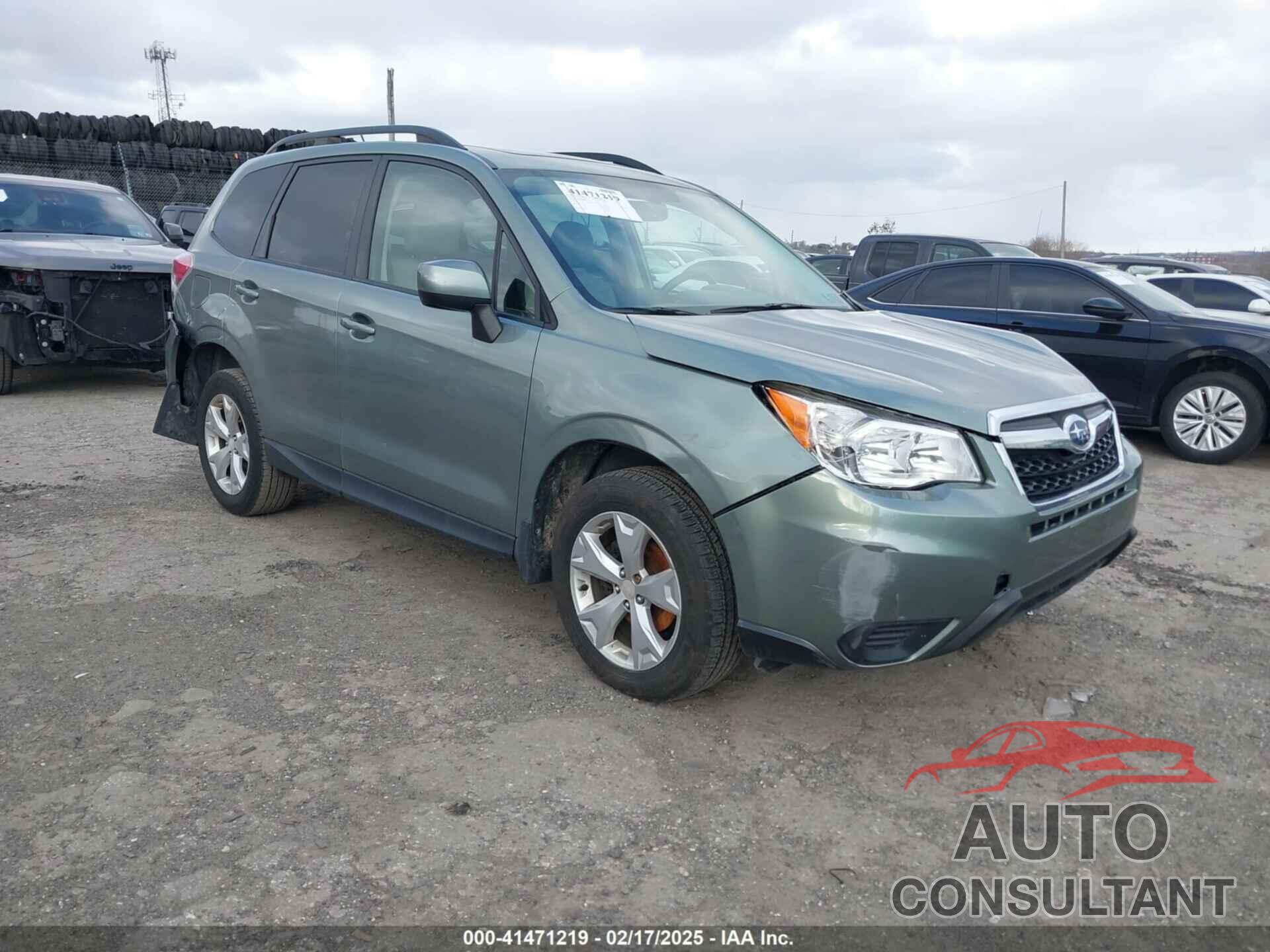 SUBARU FORESTER 2015 - JF2SJADC2FH480814