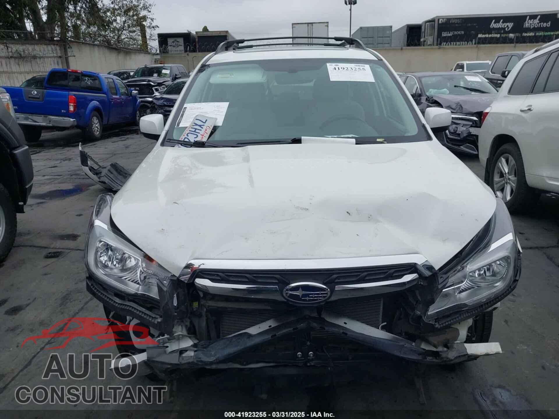 SUBARU FORESTER 2017 - JF2SJAEC0HH539666