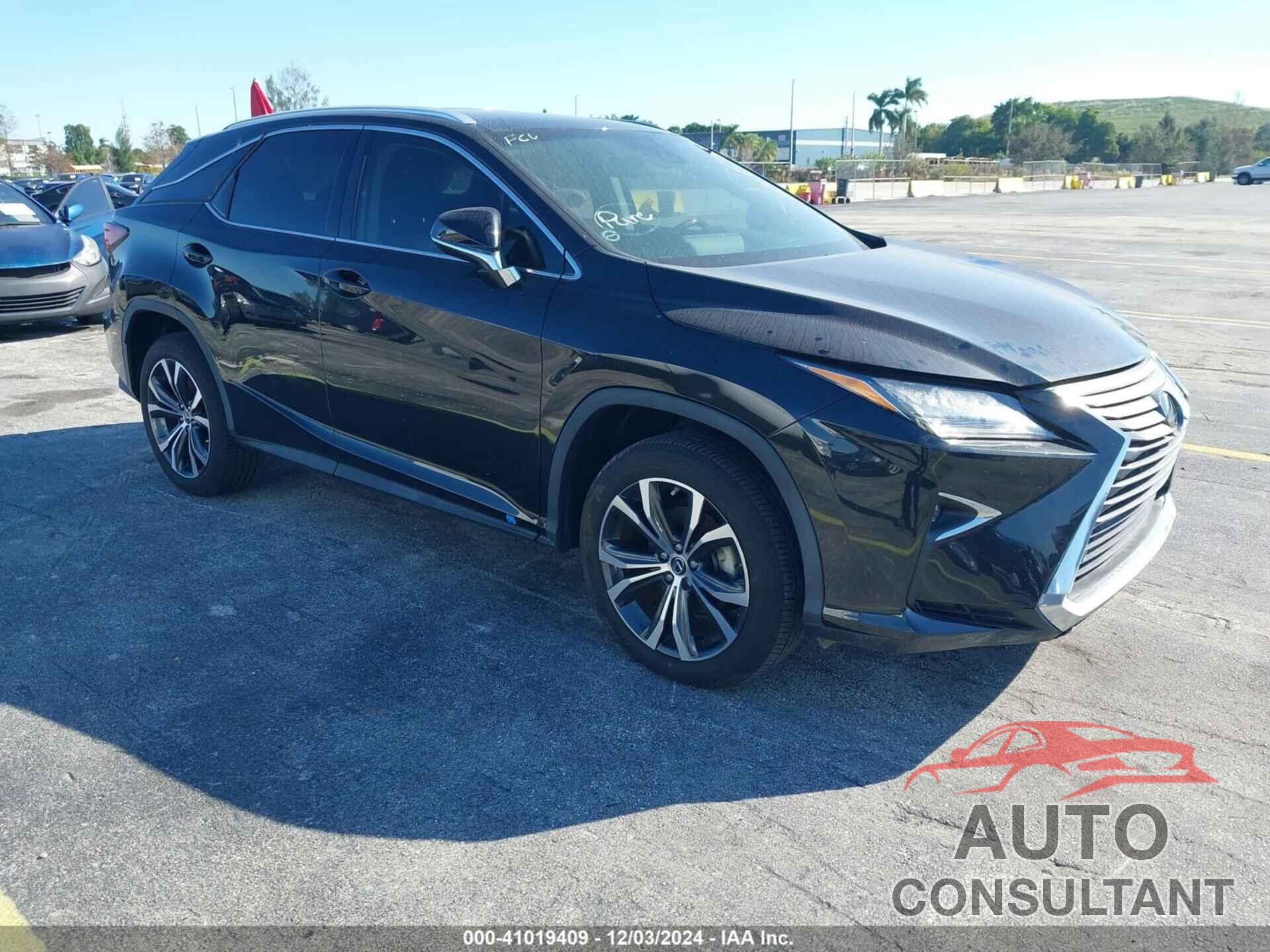 LEXUS RX 350 2019 - JTJBZMCA2K2040062