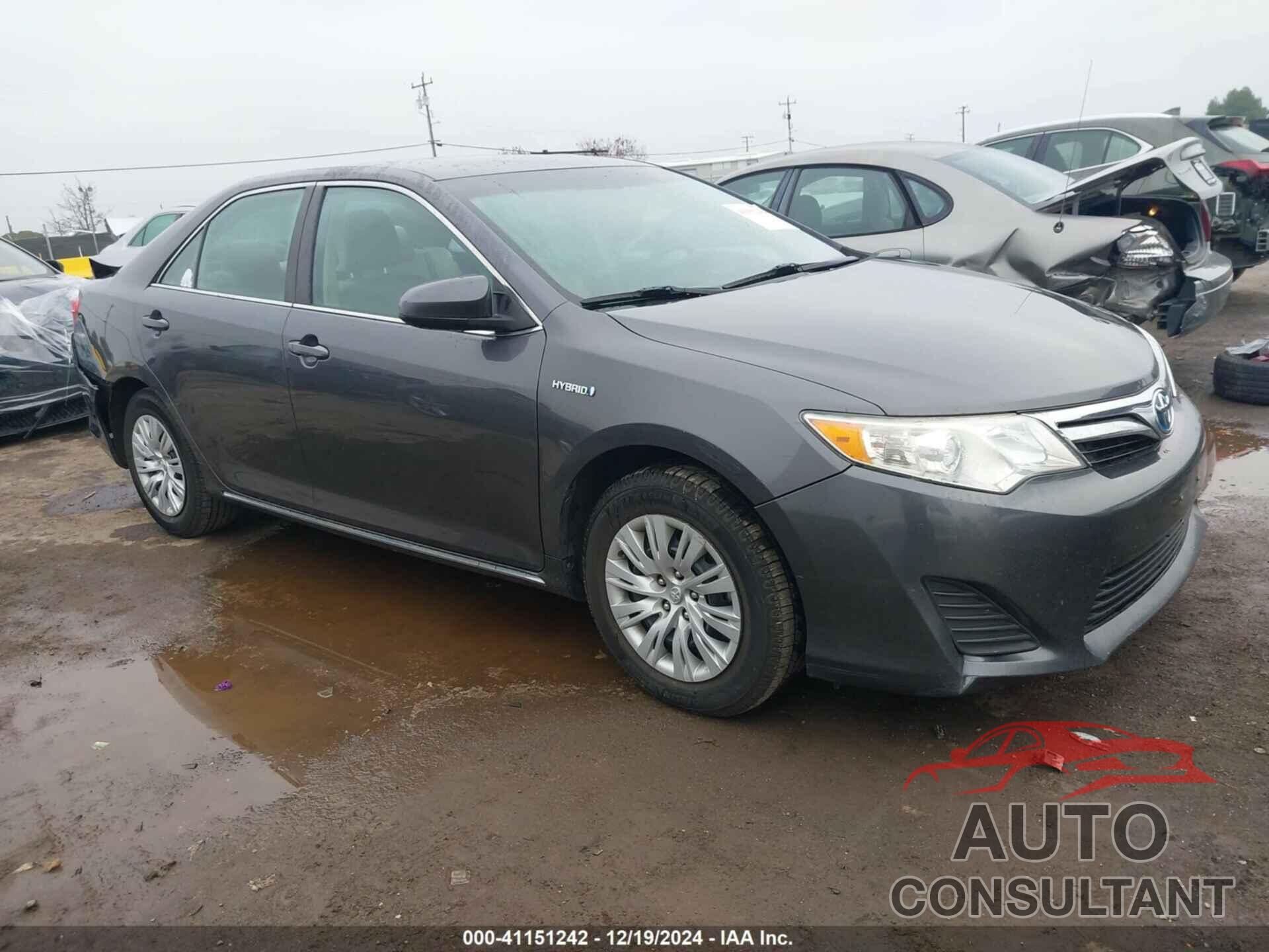 TOYOTA CAMRY HYBRID 2013 - 4T1BD1FK4DU067304