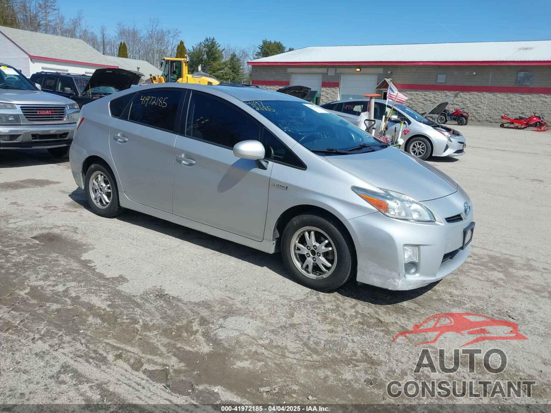 TOYOTA PRIUS 2011 - JTDKN3DU4B0289363