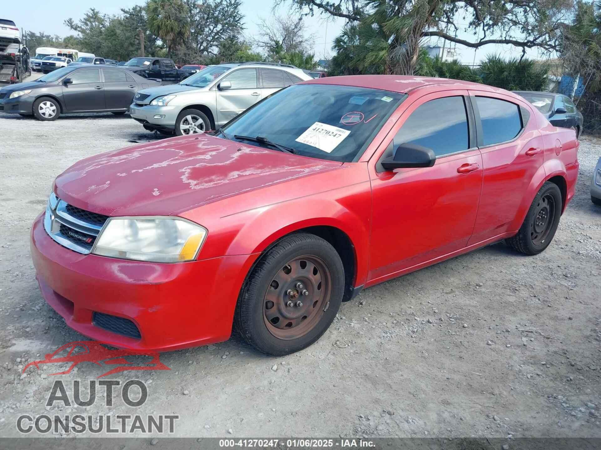 DODGE AVENGER 2013 - 1C3CDZAG5DN751013