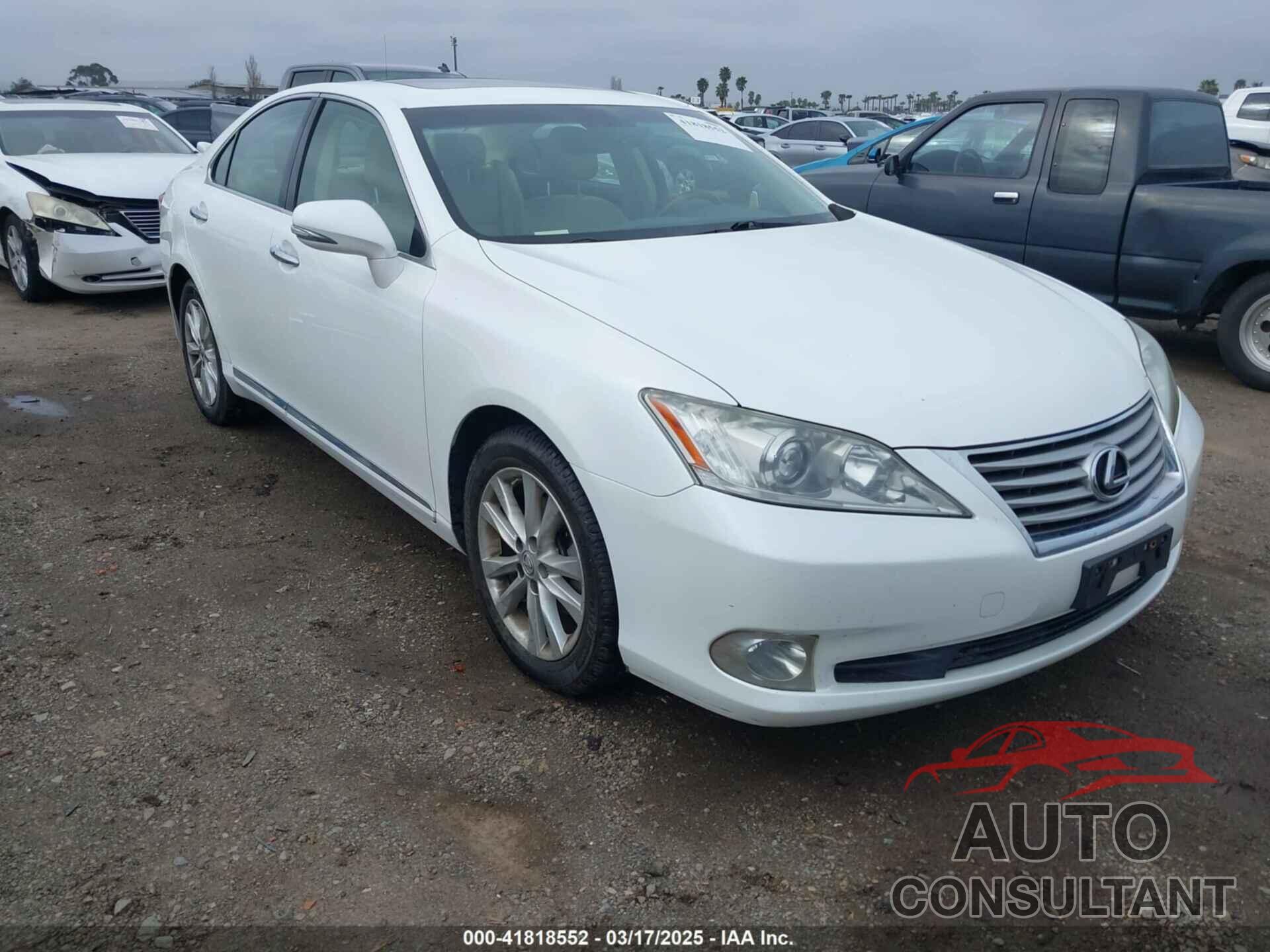LEXUS ES 350 2010 - JTHBK1EG8A2405784